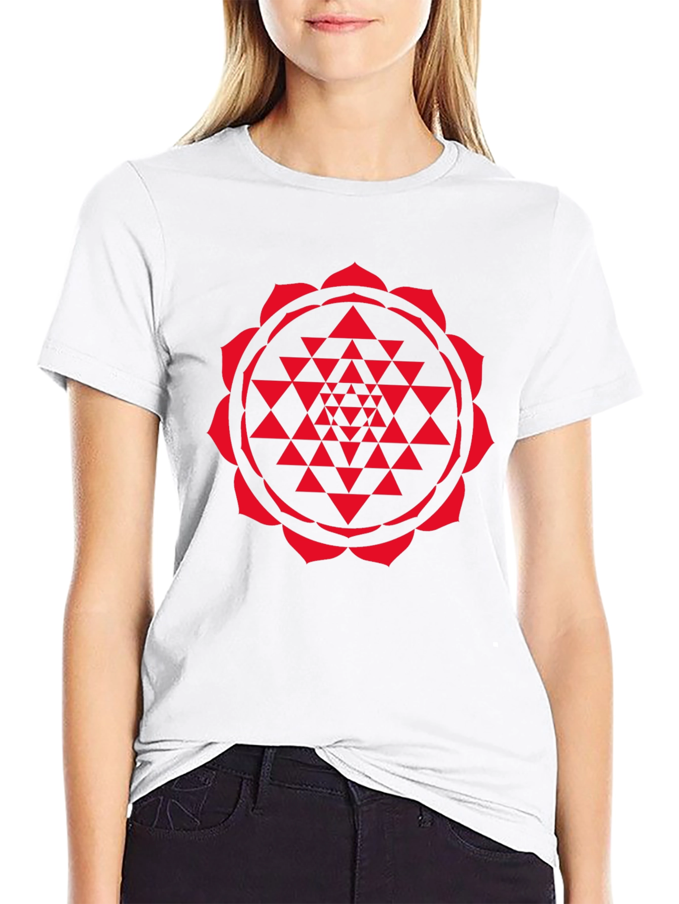 Sriyantra Graphic Tee - Black