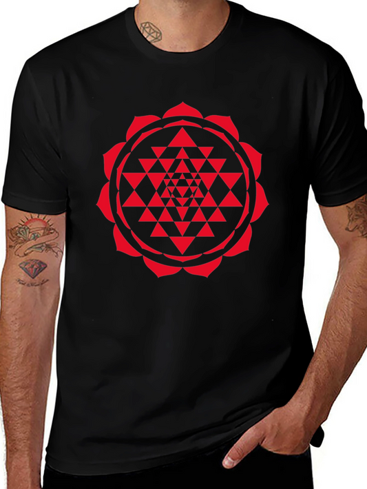 Sriyantra Graphic Tee - Black