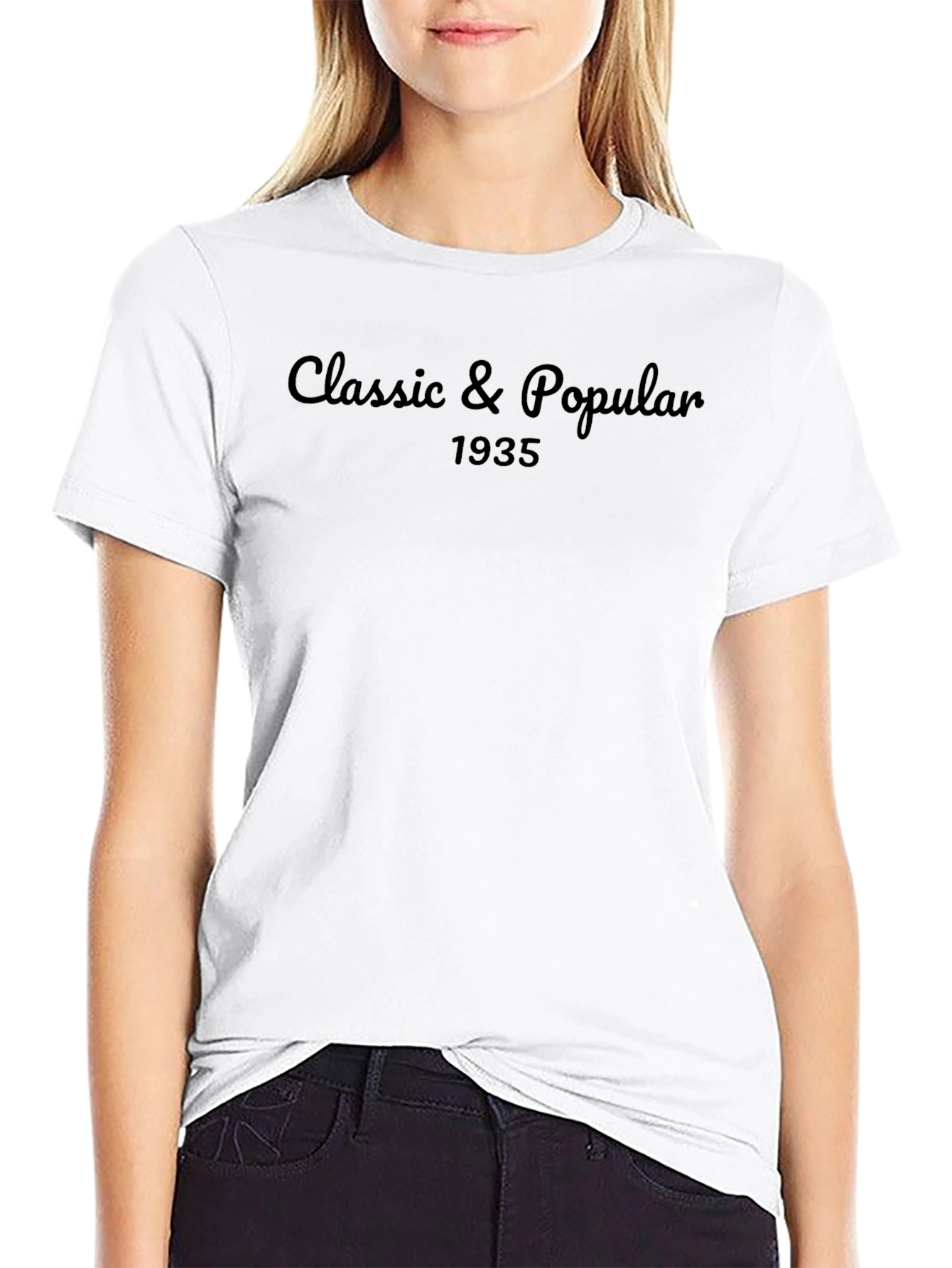 Classic & Popular 1935 Black T-Shirt