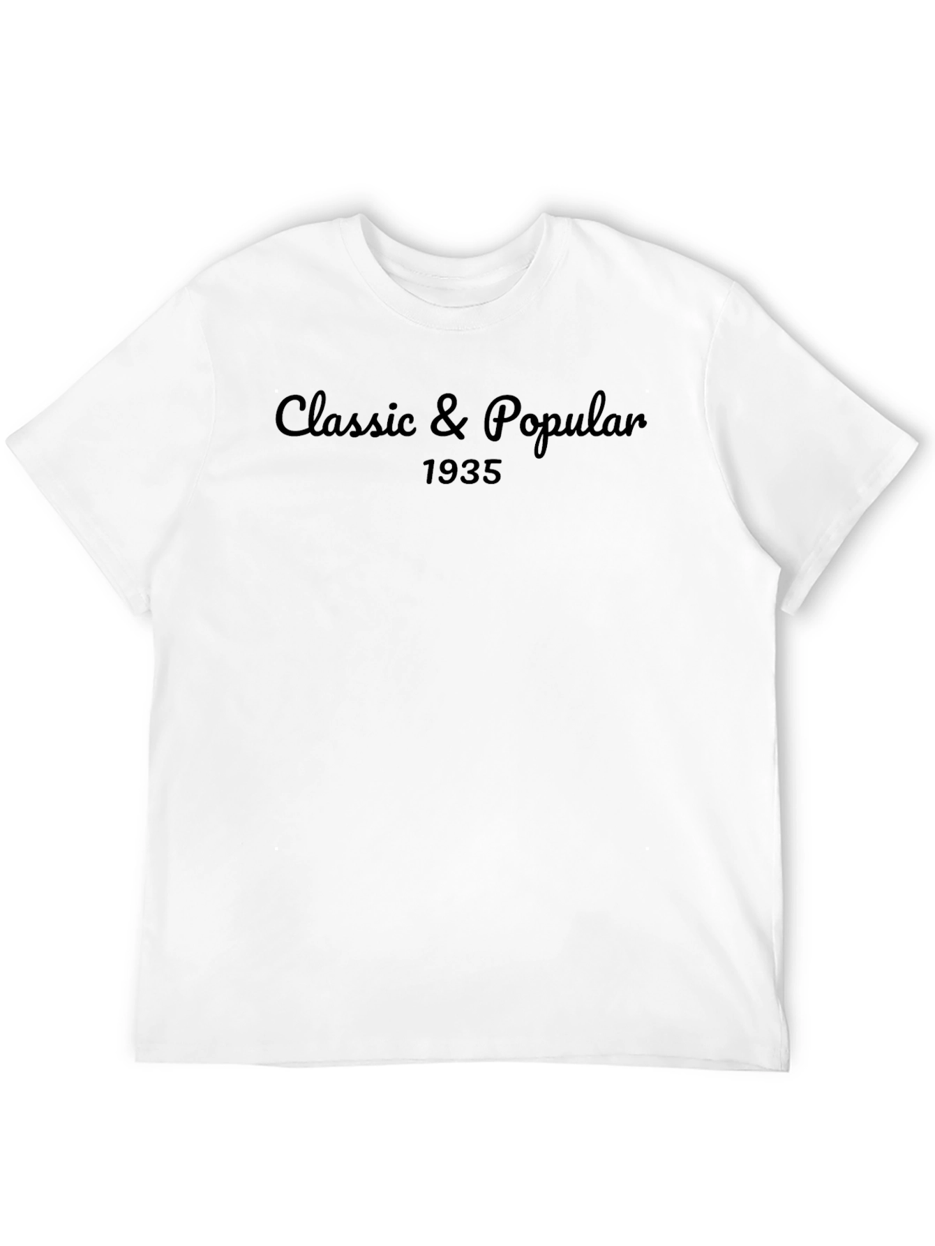 Classic & Popular 1935 Black T-Shirt