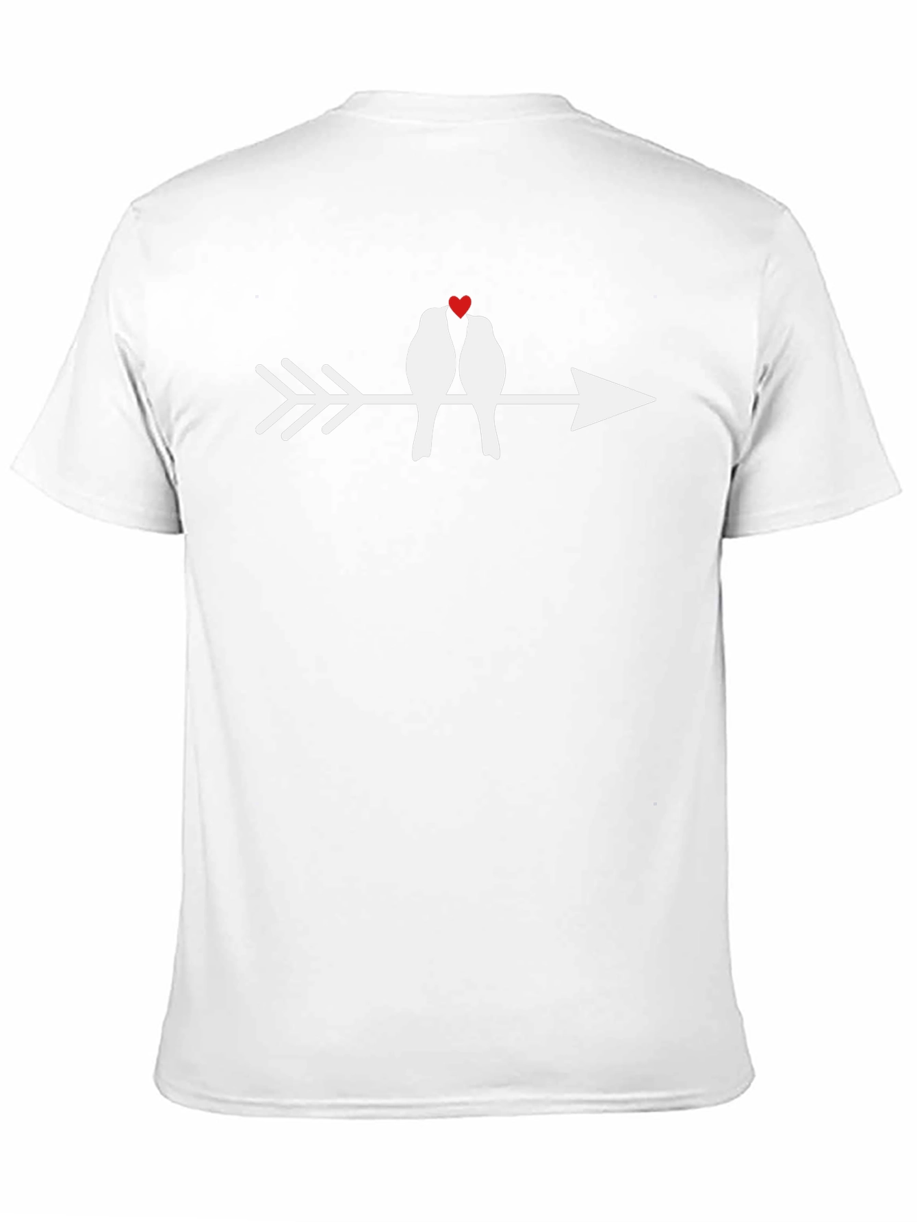 Love Birds Arrow Tee - Romantic Graphic T-Shirt