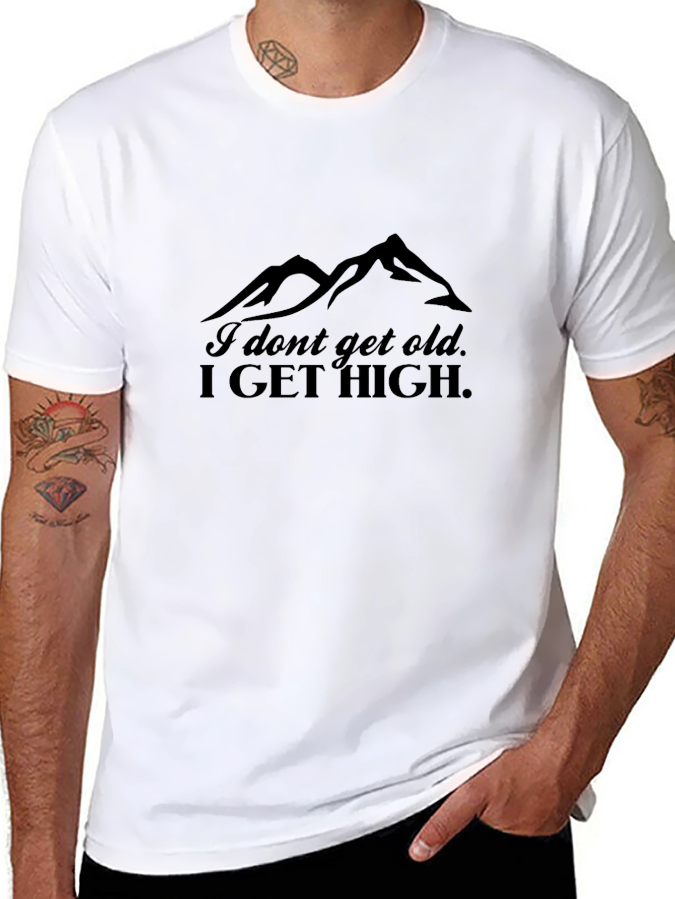 I Dont Get Old I Get High Mountain T-Shirt