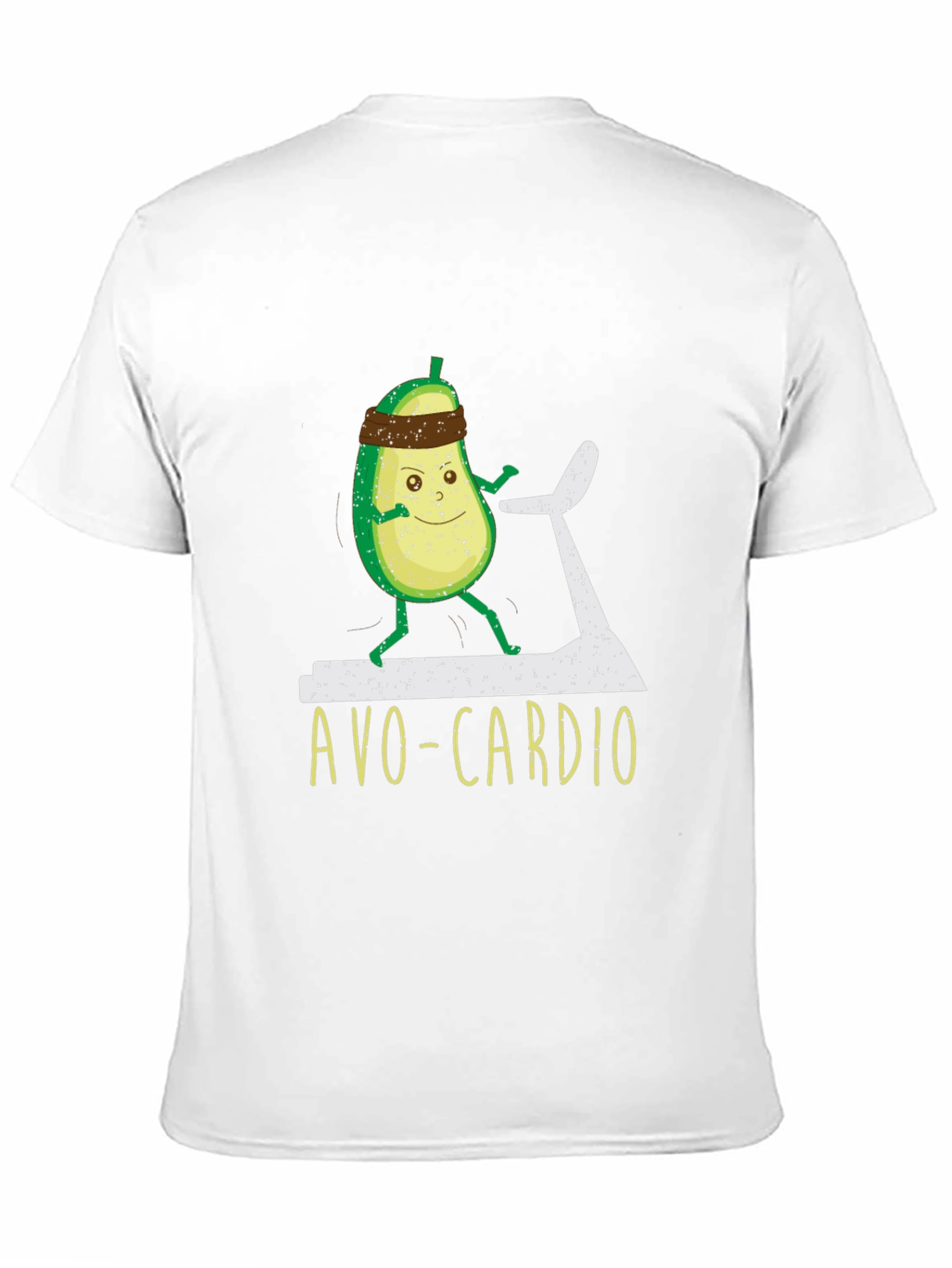 Avo-Cardio Black T-Shirt - Funny Workout Tee
