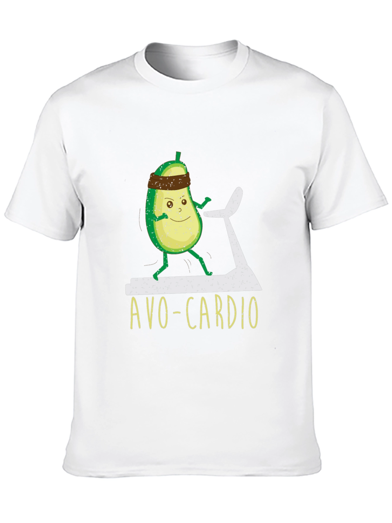 Avo-Cardio Black T-Shirt - Funny Workout Tee