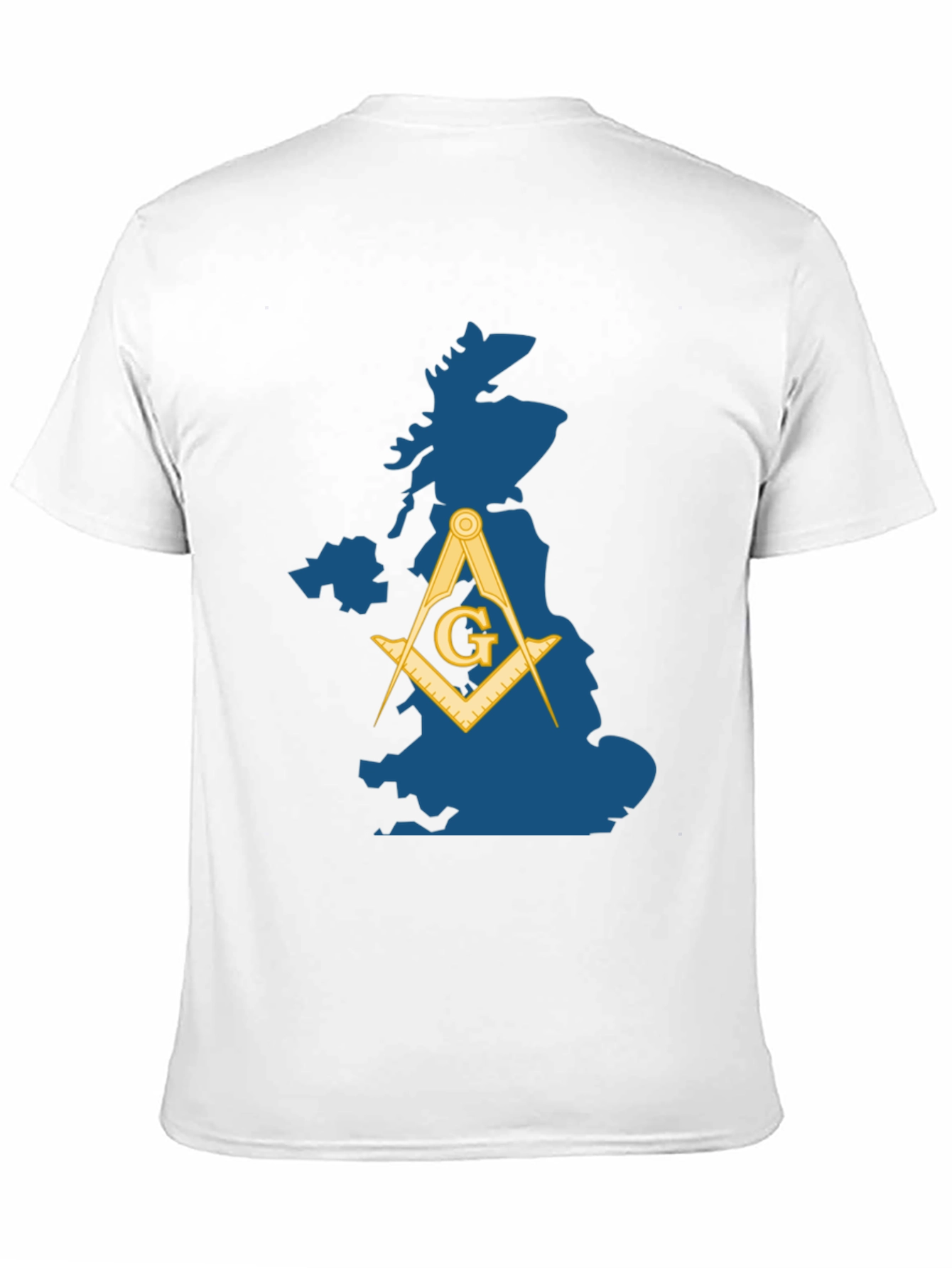 Masonic Great Britain Map T-Shirt