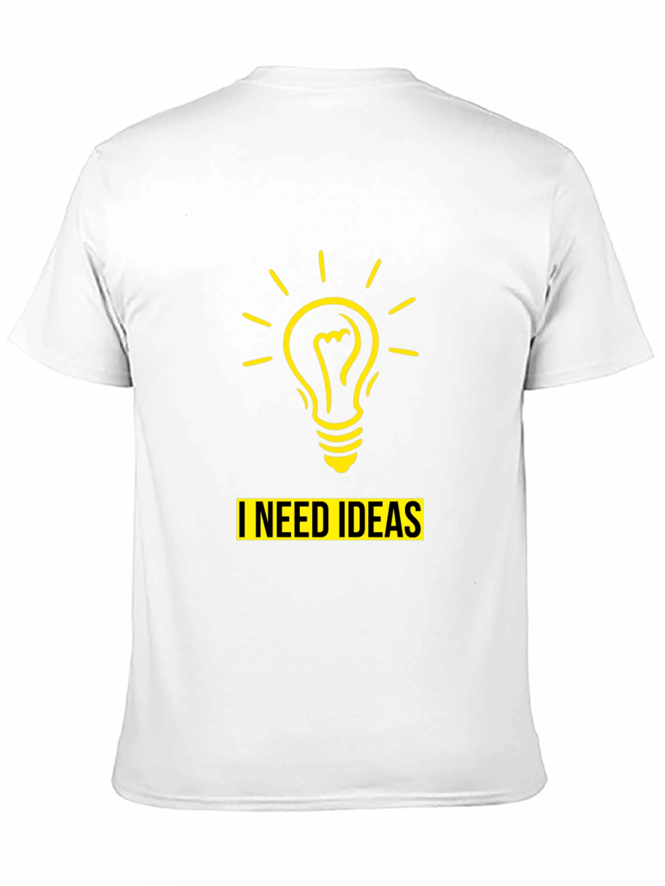 I Need Ideas T-Shirt - Mens Black Novelty Tee