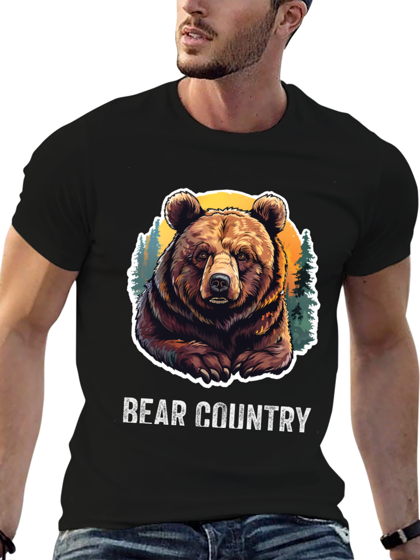 Bear Country Graphic Tee - Wilderness Style