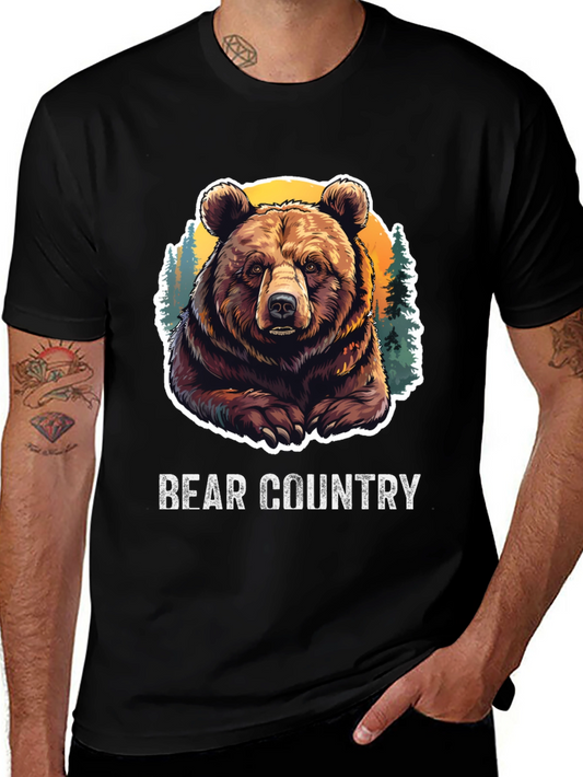 Bear Country Graphic Tee - Wilderness Style