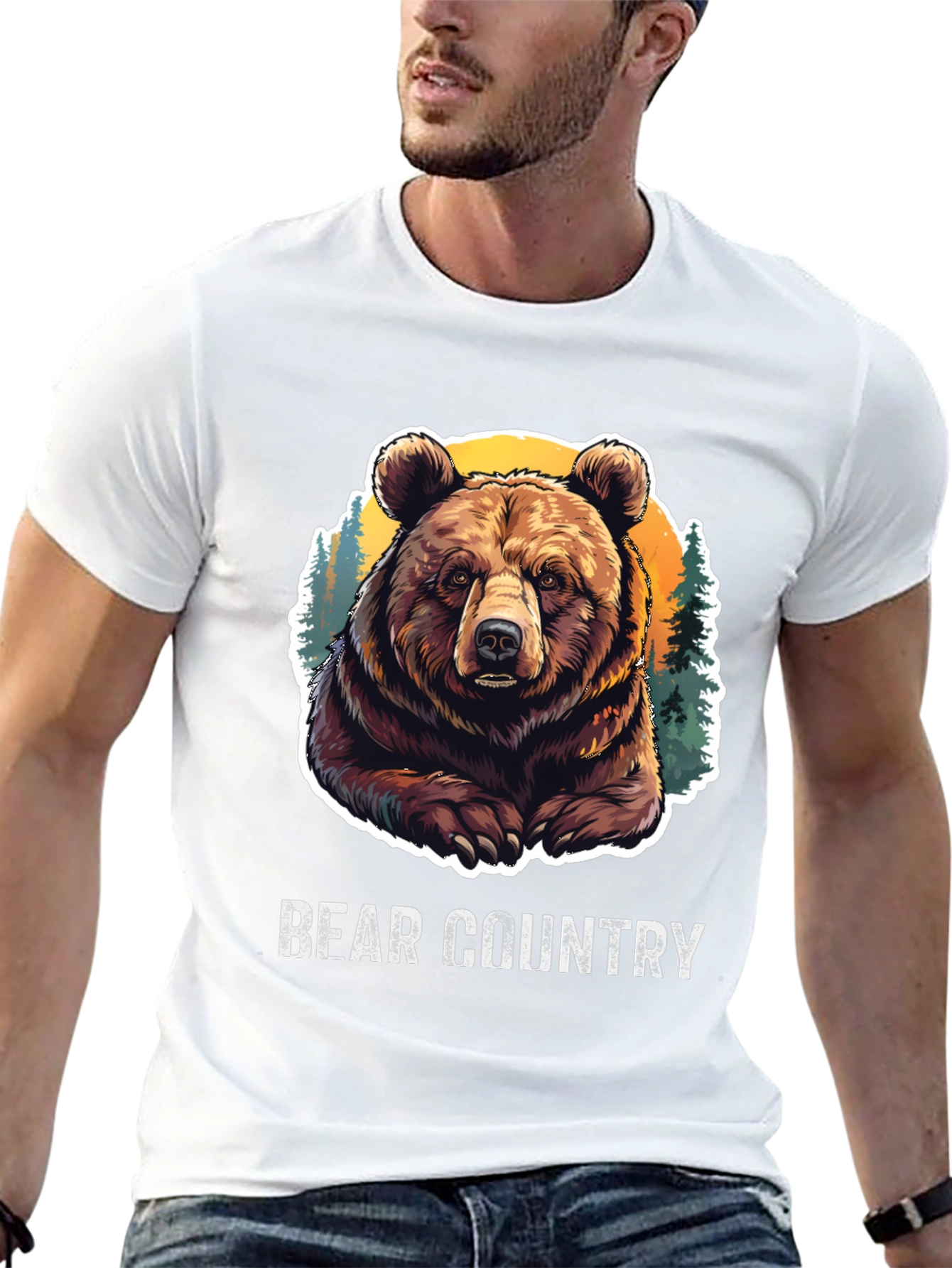 Bear Country Graphic Tee - Wilderness Style