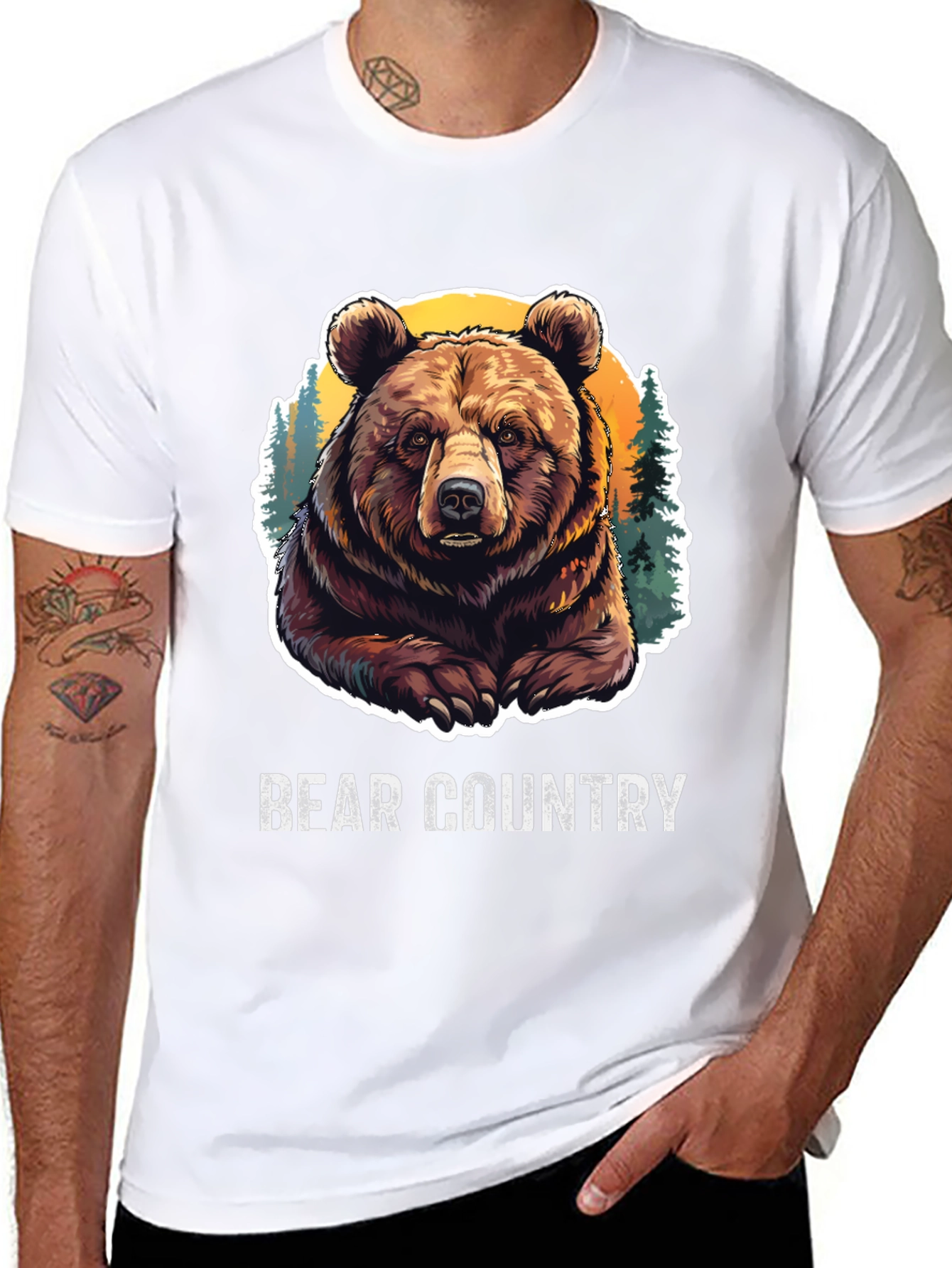 Bear Country Graphic Tee - Wilderness Style