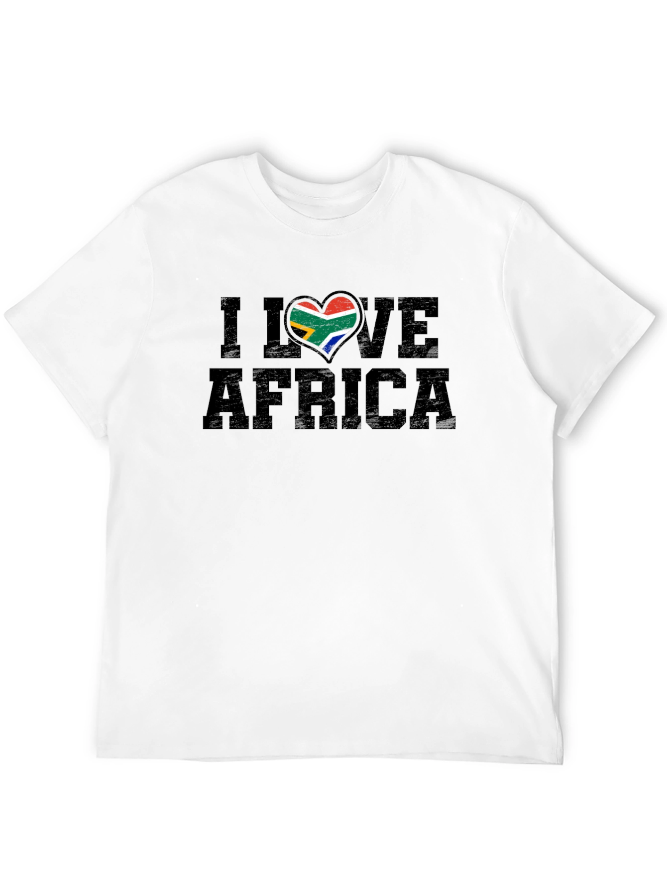 I Love Africa Heart T-Shirt