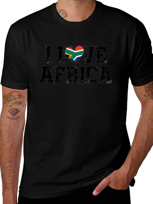 I Love Africa Heart T-Shirt