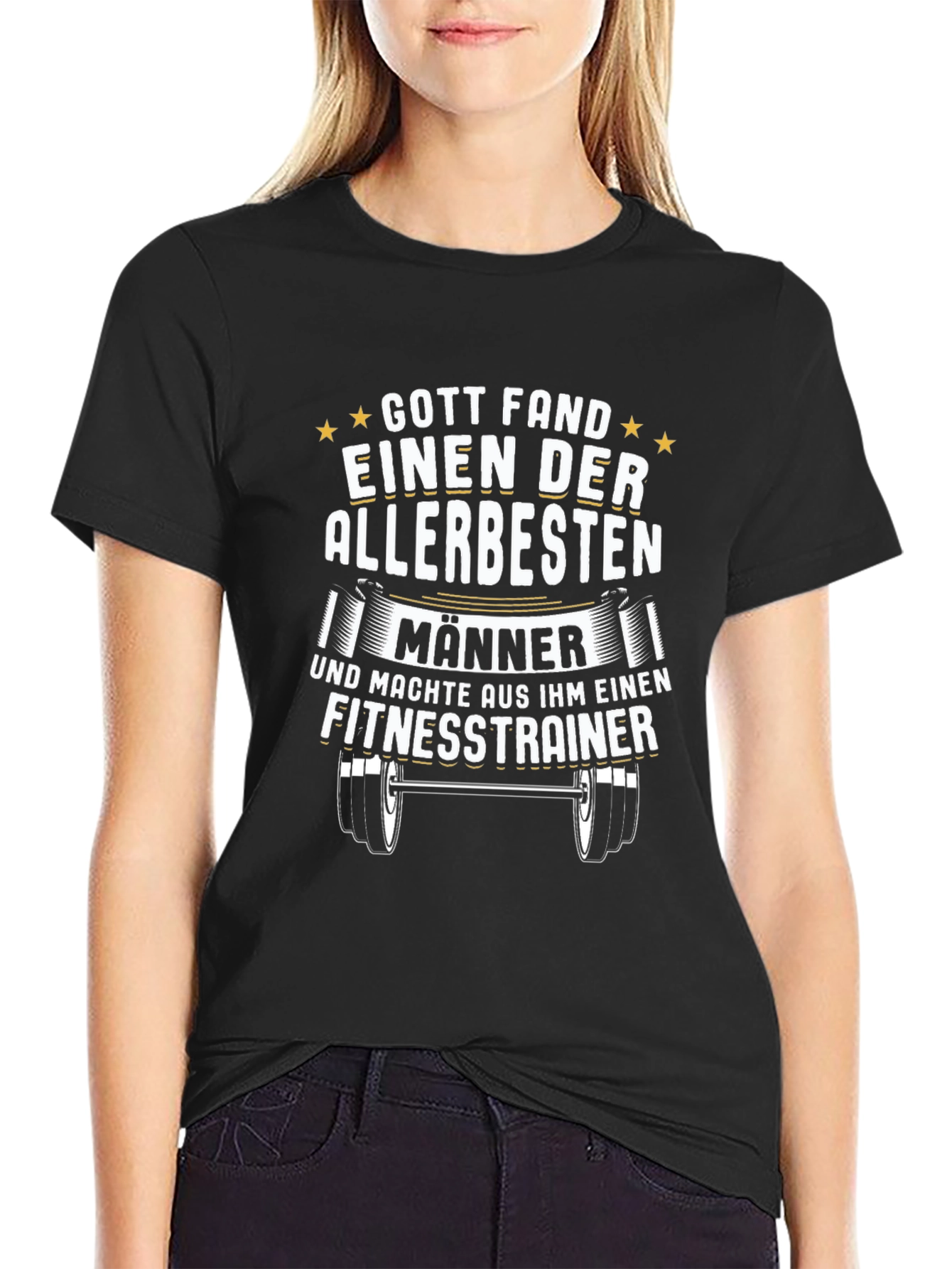 Fitness Trainer Graphic T-Shirt - Mens Black Tee