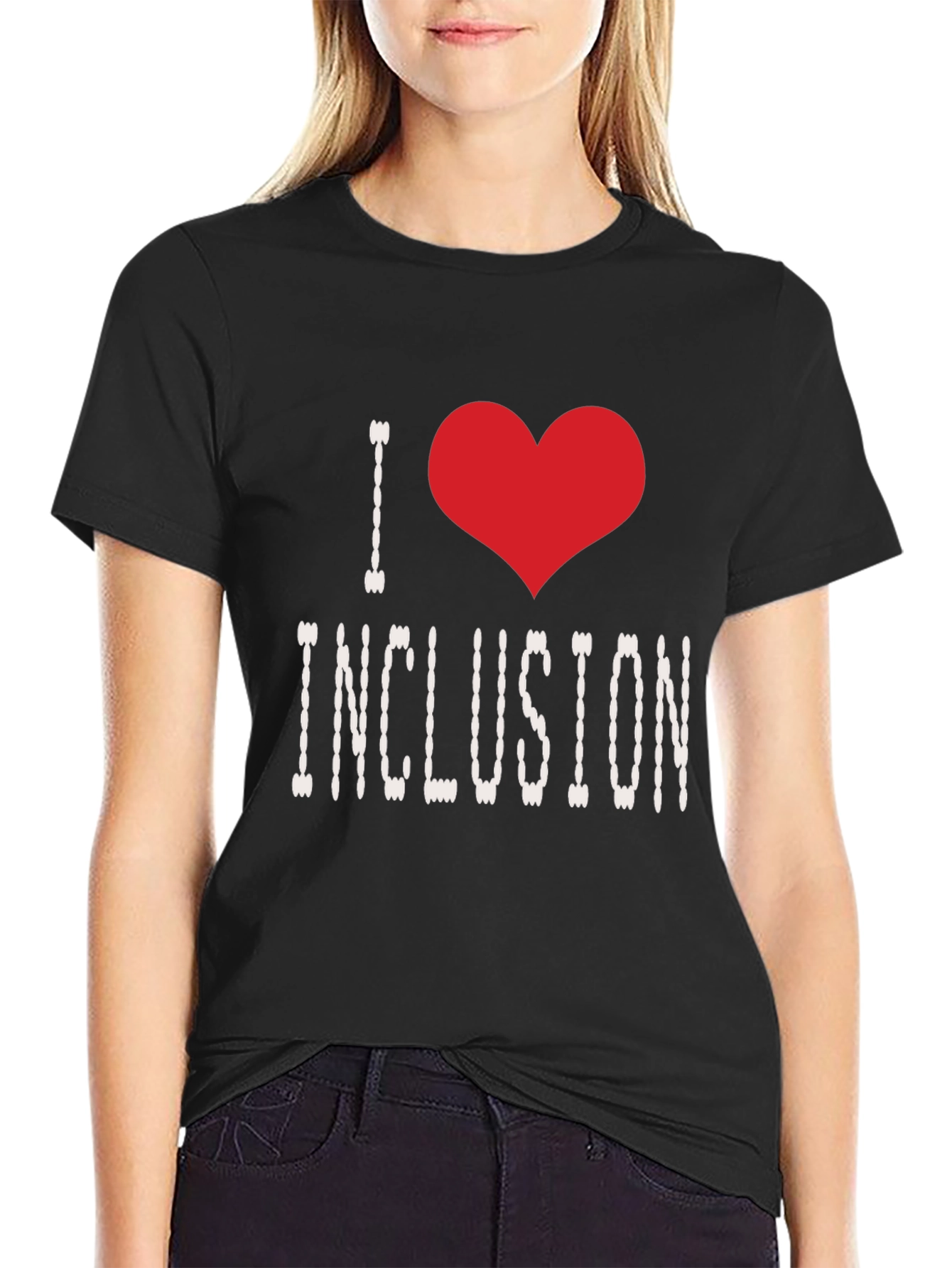 I Heart Inclusion T-Shirt - Black