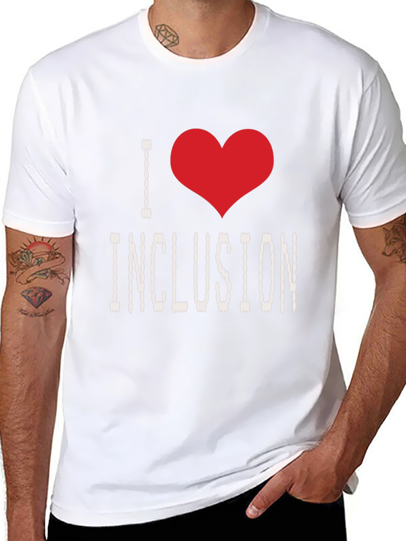 I Heart Inclusion T-Shirt - Black