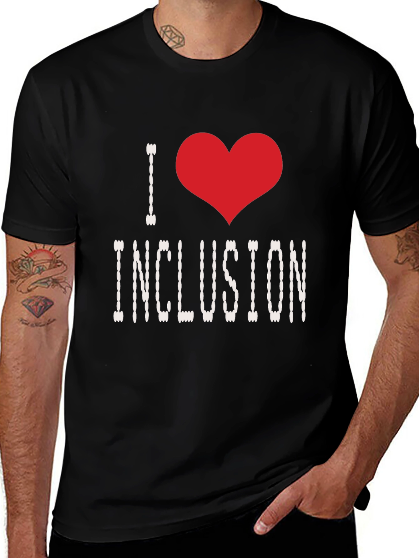 I Heart Inclusion T-Shirt - Black