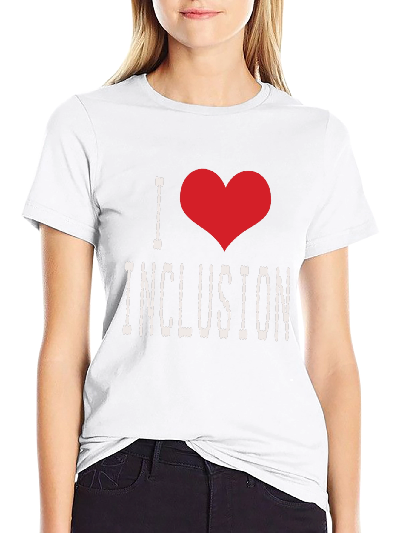 I Heart Inclusion T-Shirt - Black
