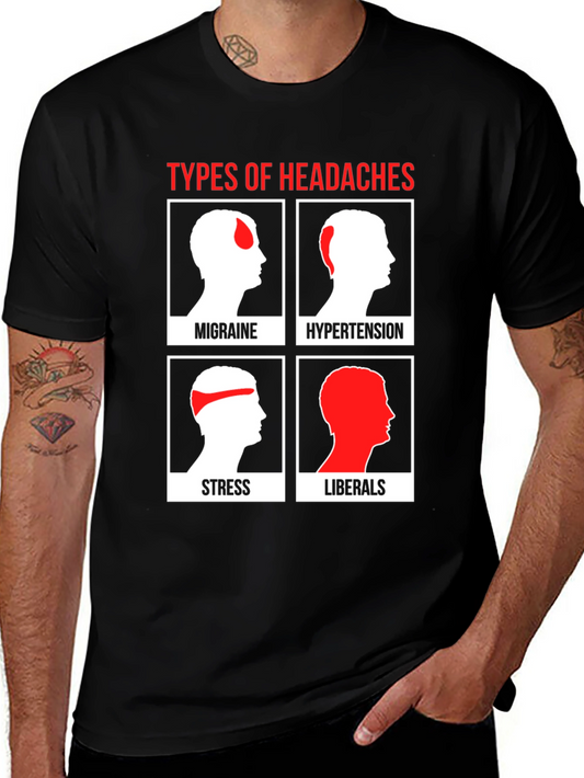 Types of Headaches Humor T-Shirt