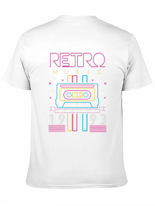 Retro Music T-Shirt 1993 Cassette Tape Design
