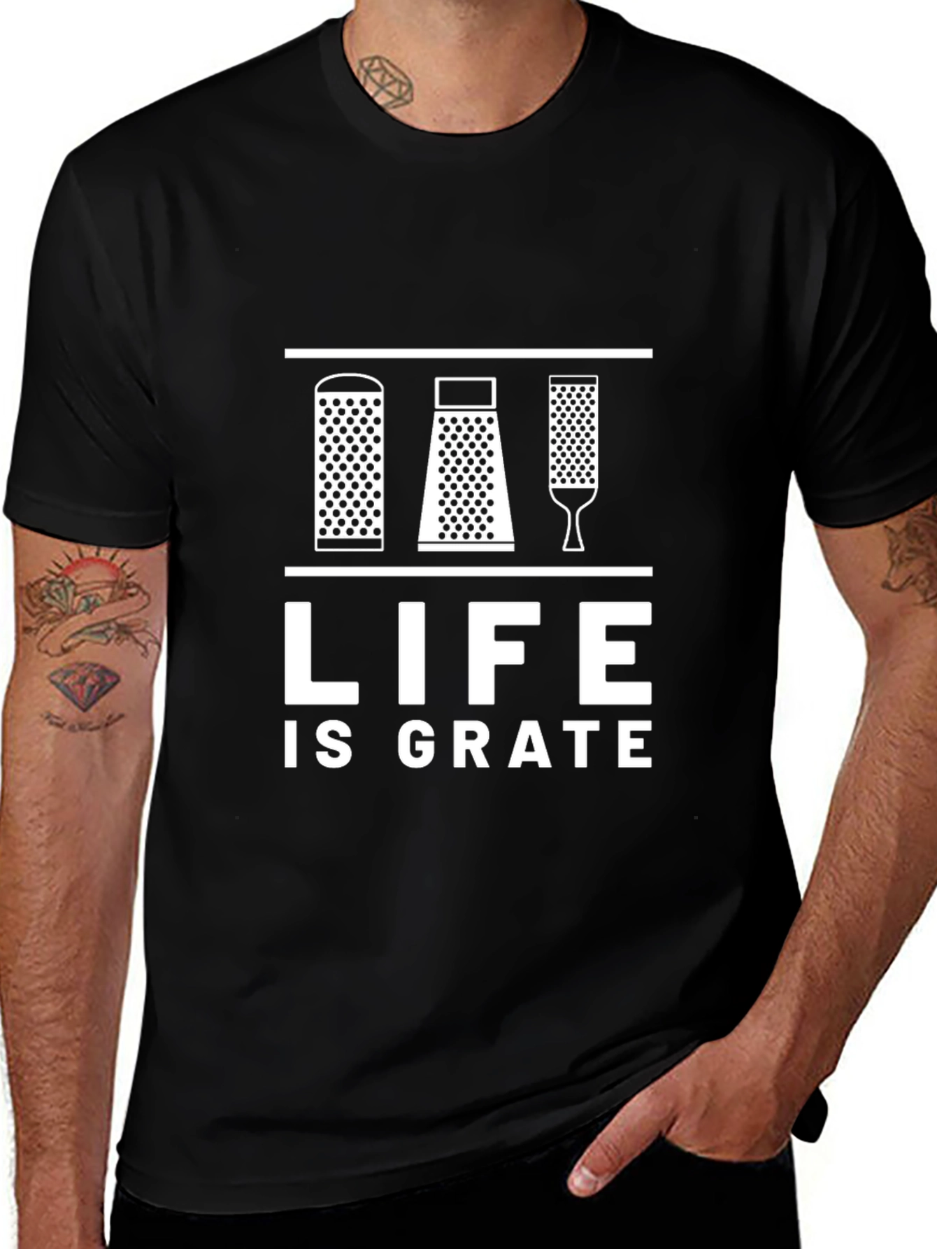 Life is Grate Funny Grater T-Shirt