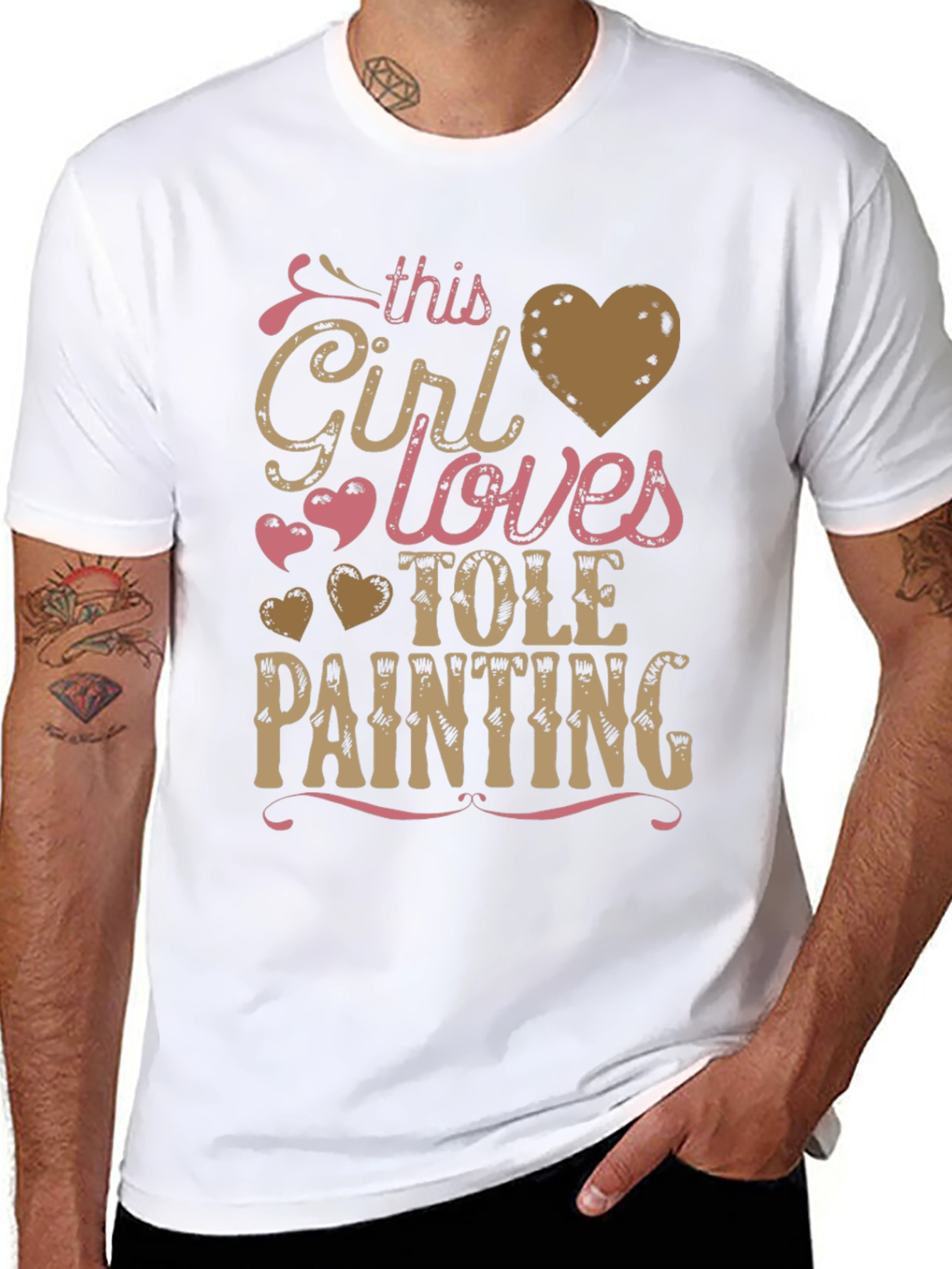 This Girl Loves Tole Painting T-Shirt
