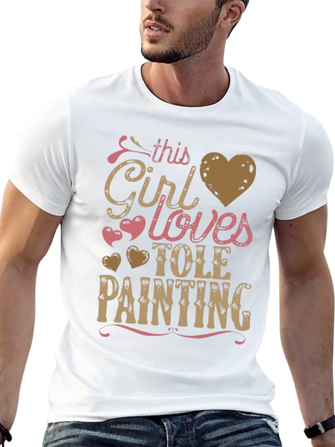 This Girl Loves Tole Painting T-Shirt
