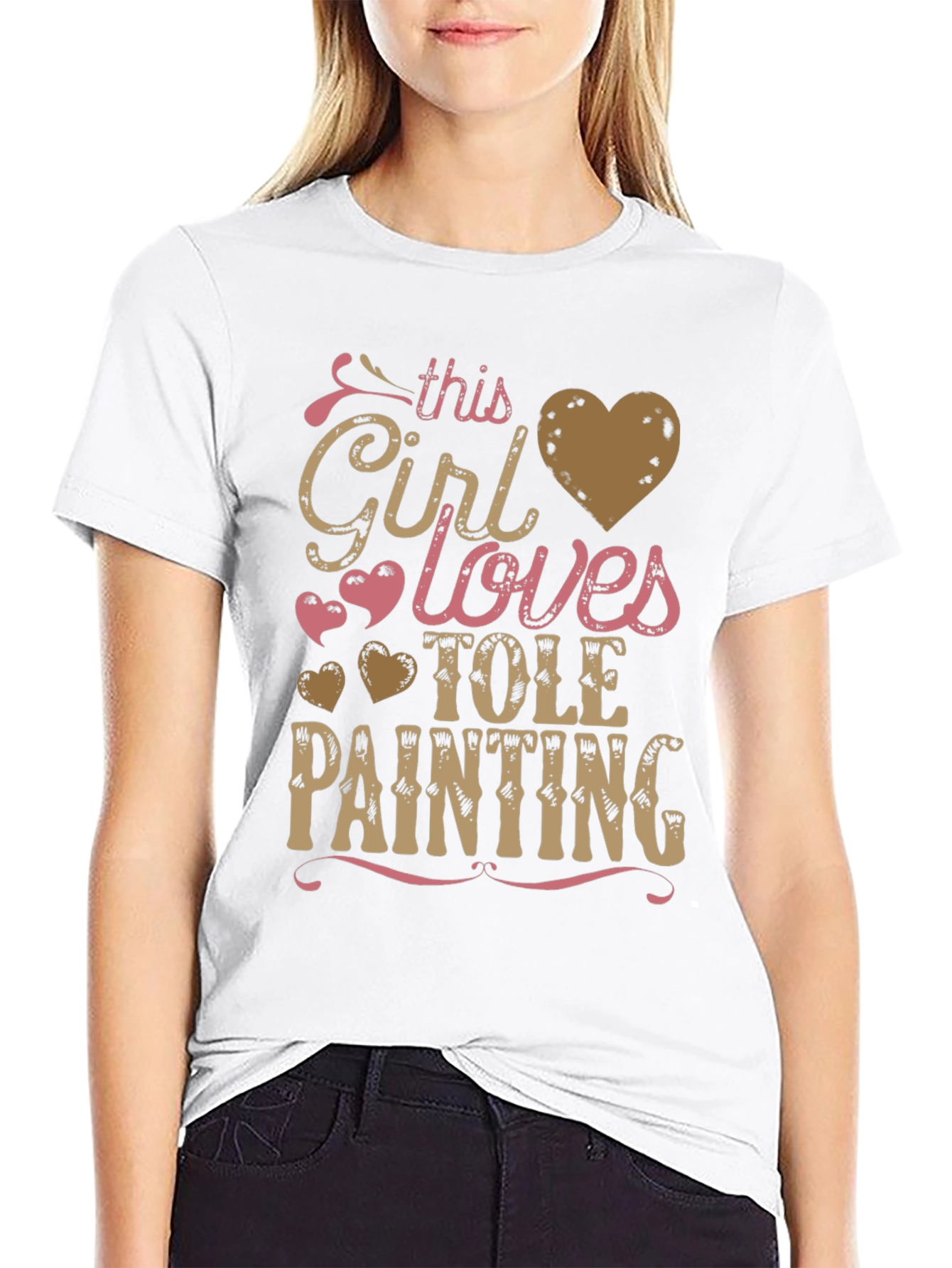 This Girl Loves Tole Painting T-Shirt