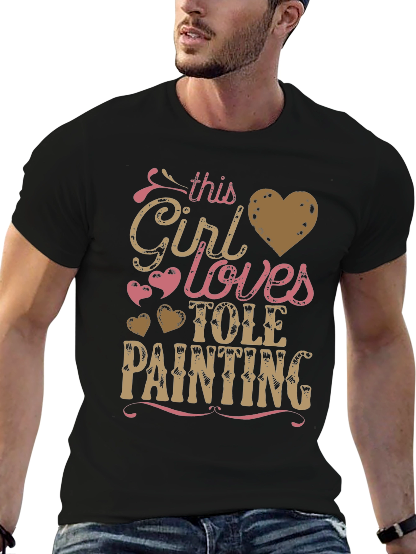 This Girl Loves Tole Painting T-Shirt