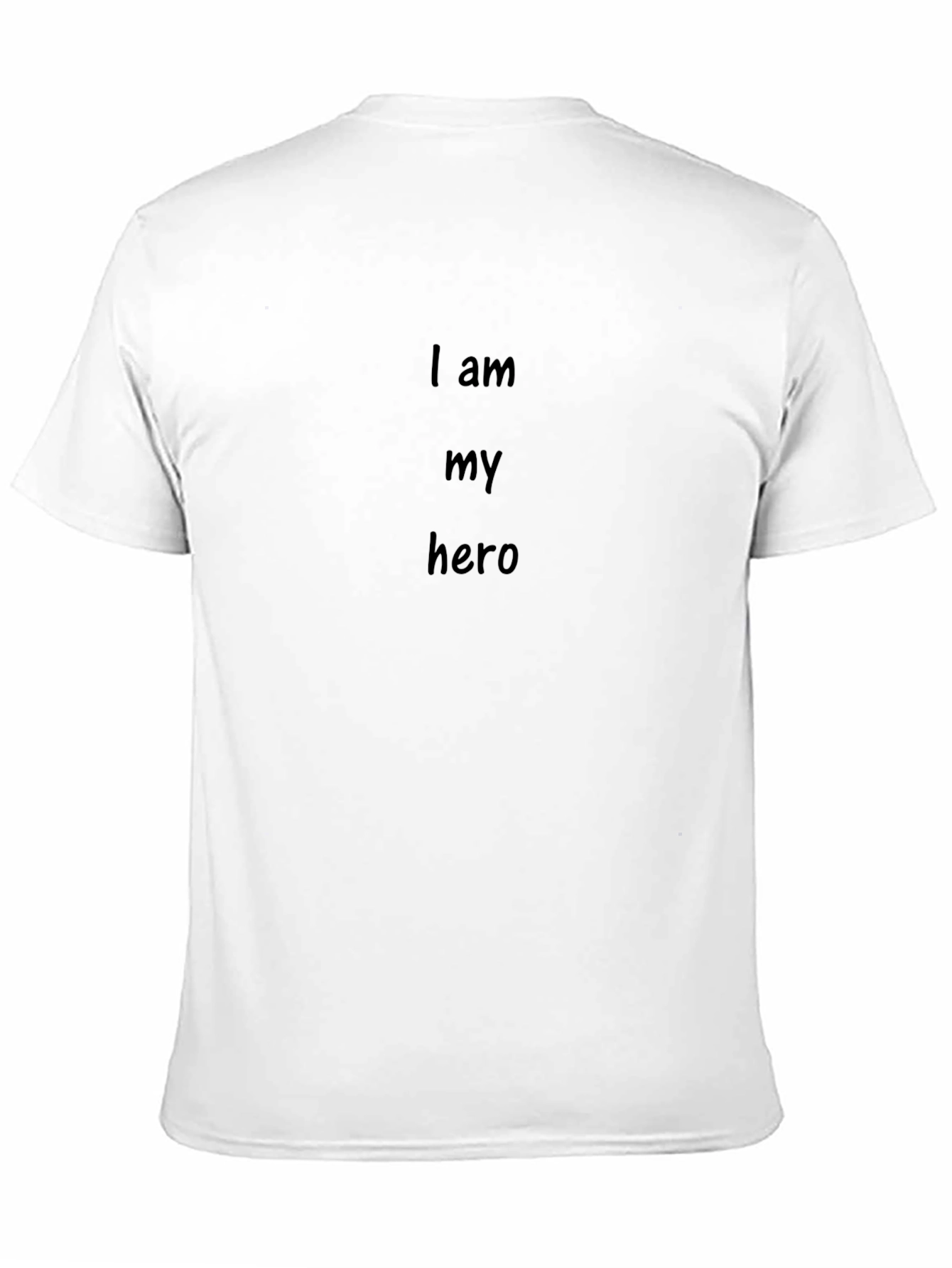 I am my hero T-shirt Black