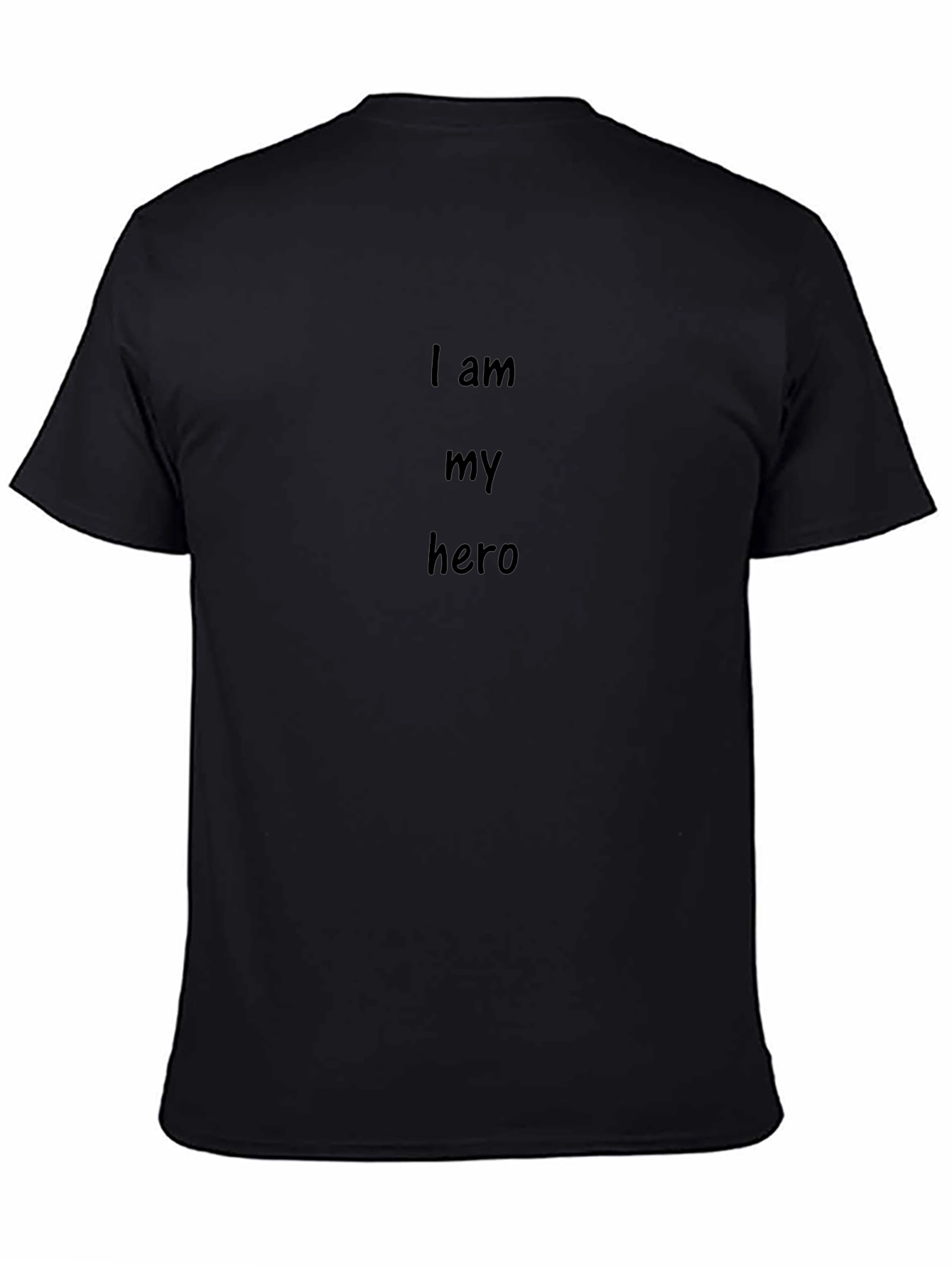 I am my hero T-shirt Black