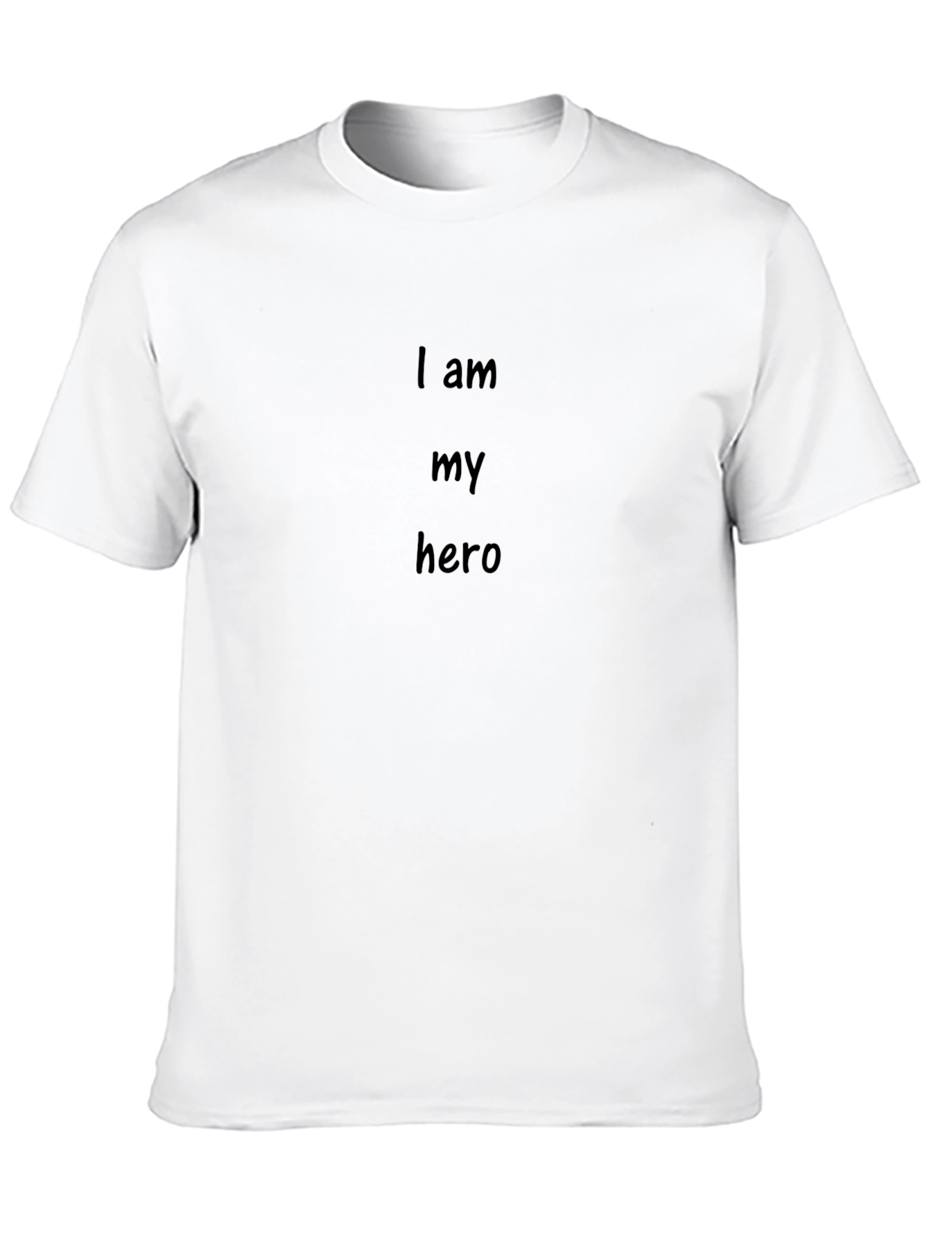 I am my hero T-shirt Black
