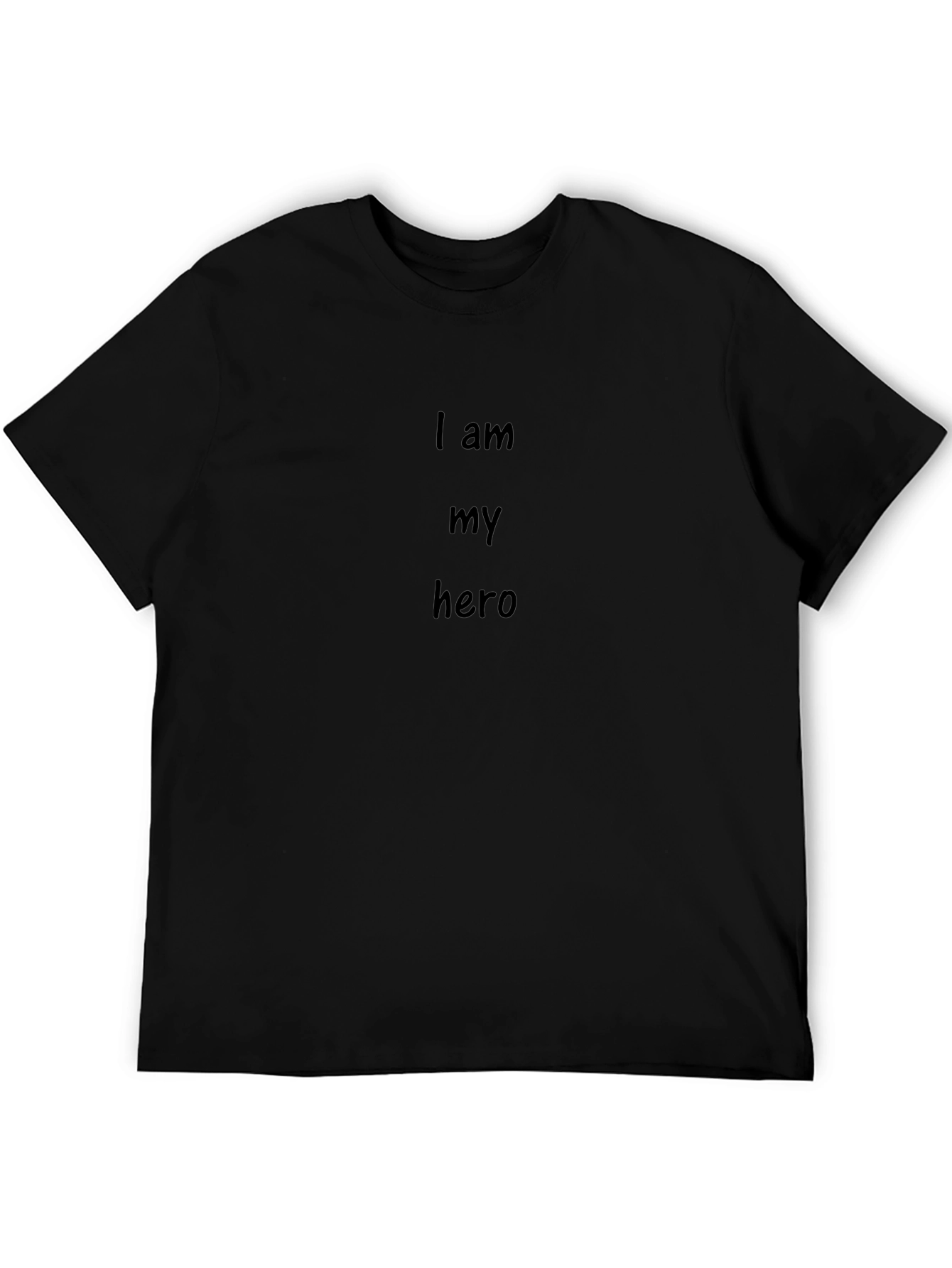 I am my hero T-shirt Black
