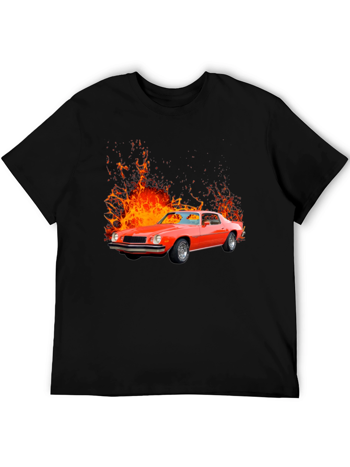 Fiery Red Classic Car Graphic Tee