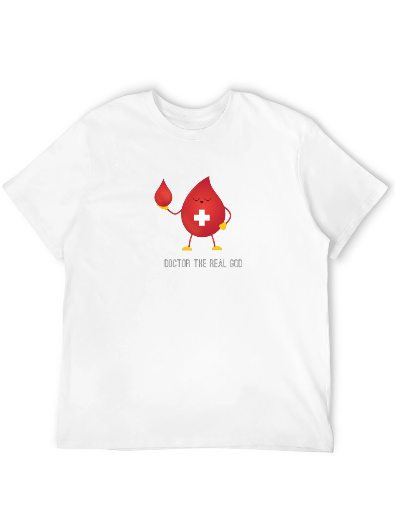 Doctor The Real God - Black T-Shirt