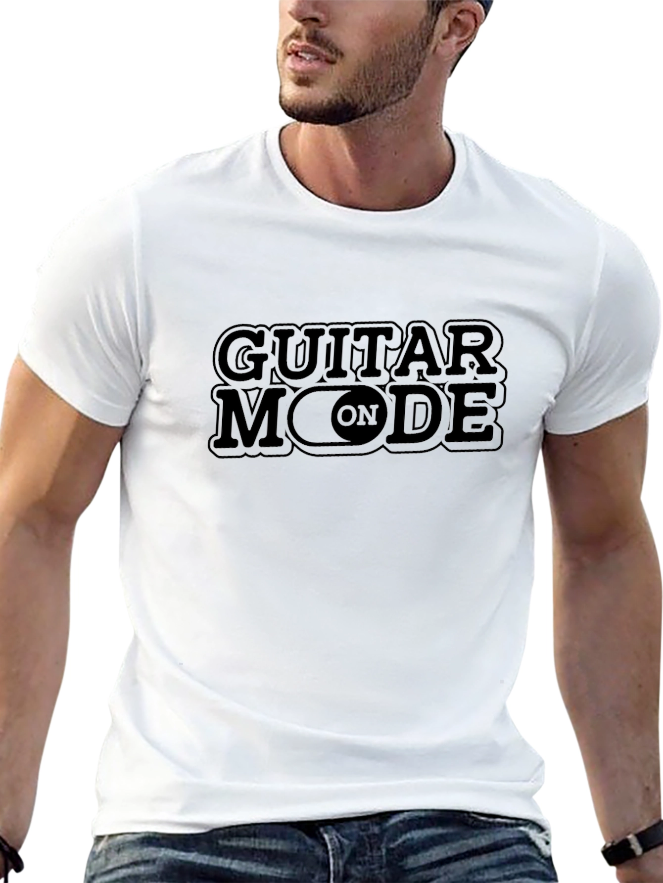 Guitar Mode On T-Shirt - Musician Apparel