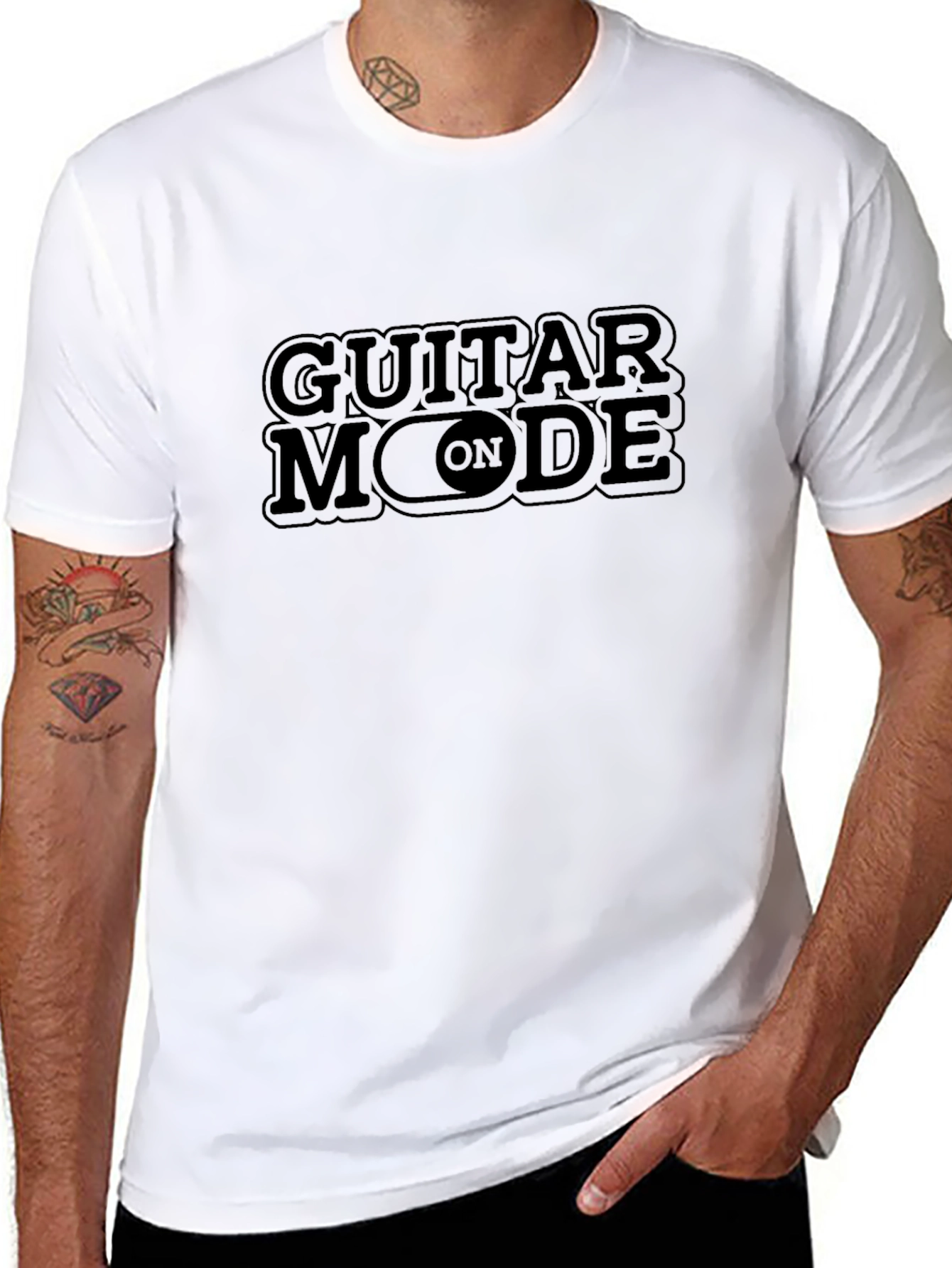 Guitar Mode On T-Shirt - Musician Apparel