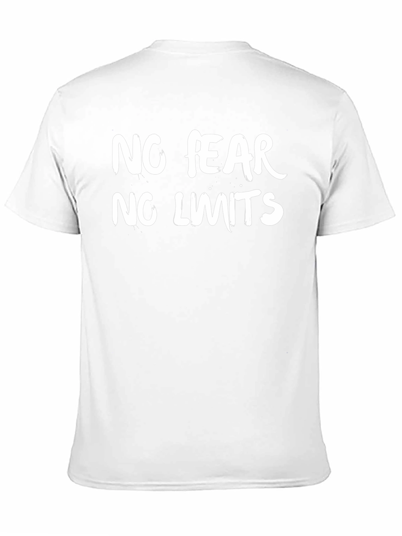 No Fear No Limits Black Graphic Tee