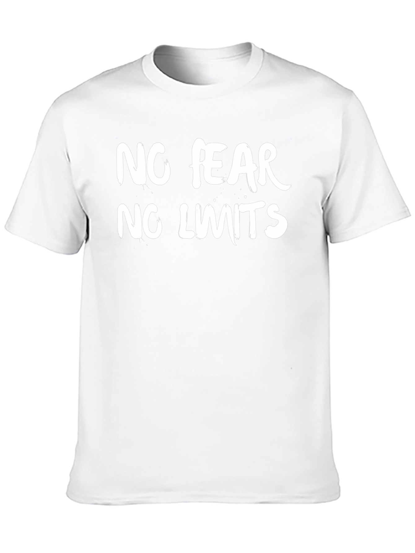 No Fear No Limits Black Graphic Tee