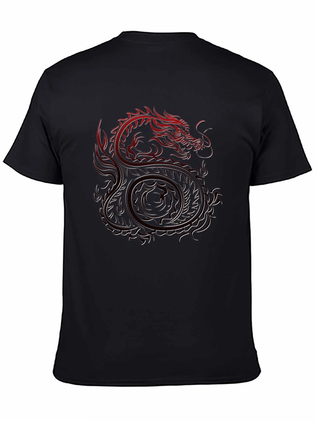Dragon Yin Yang Graphic Tee