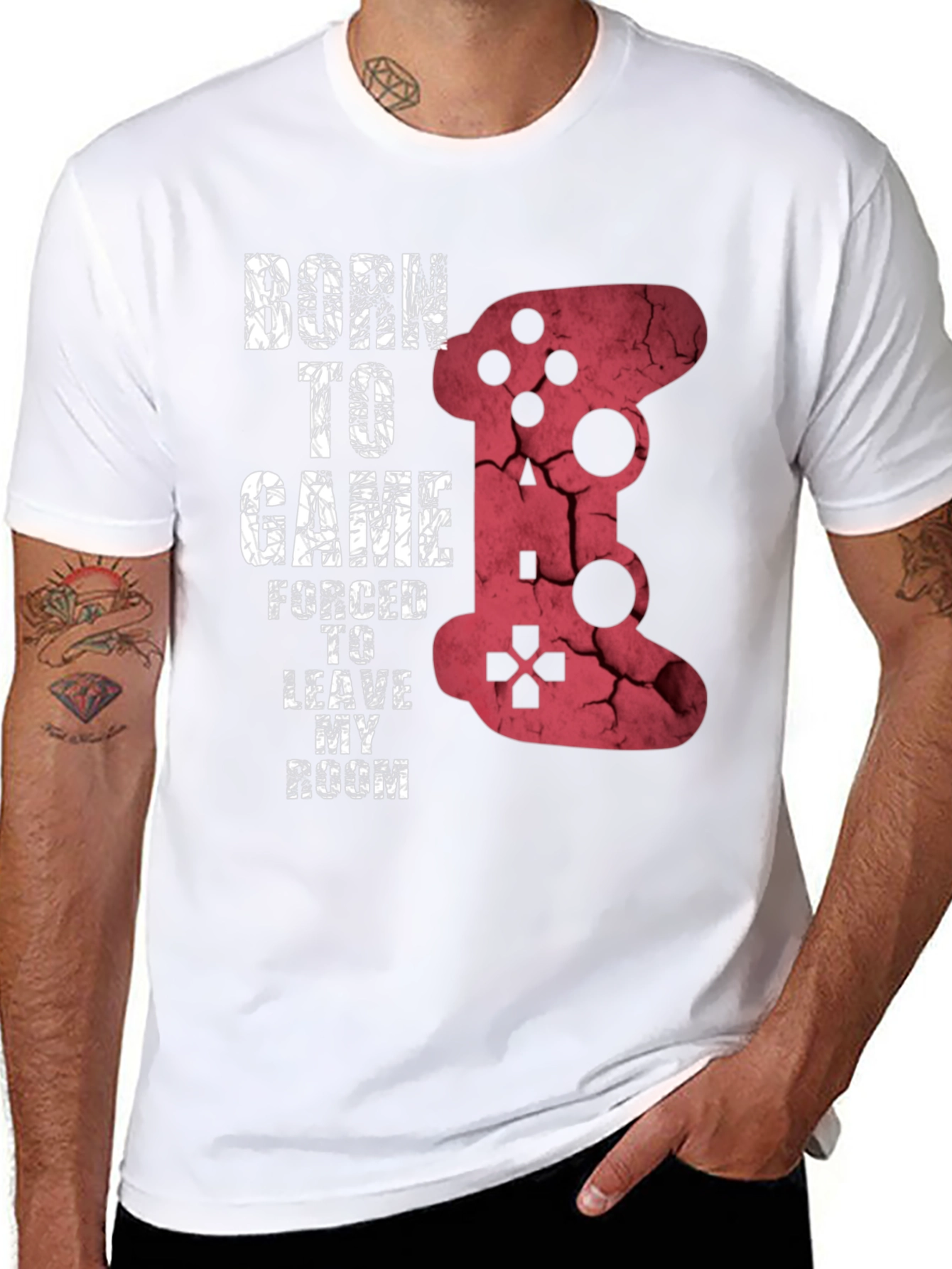 Born to Game Mens T-Shirt - Gamer Apparel