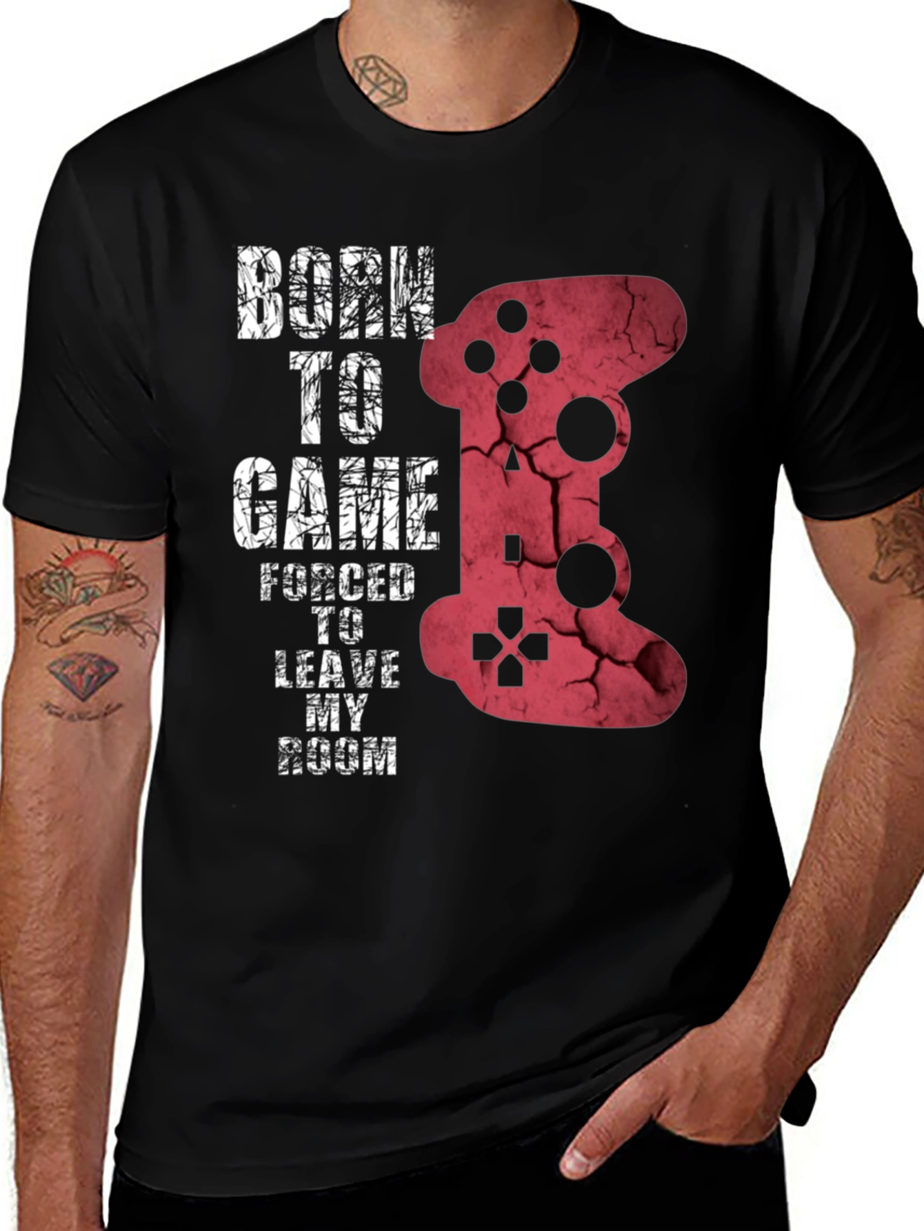 Born to Game Mens T-Shirt - Gamer Apparel