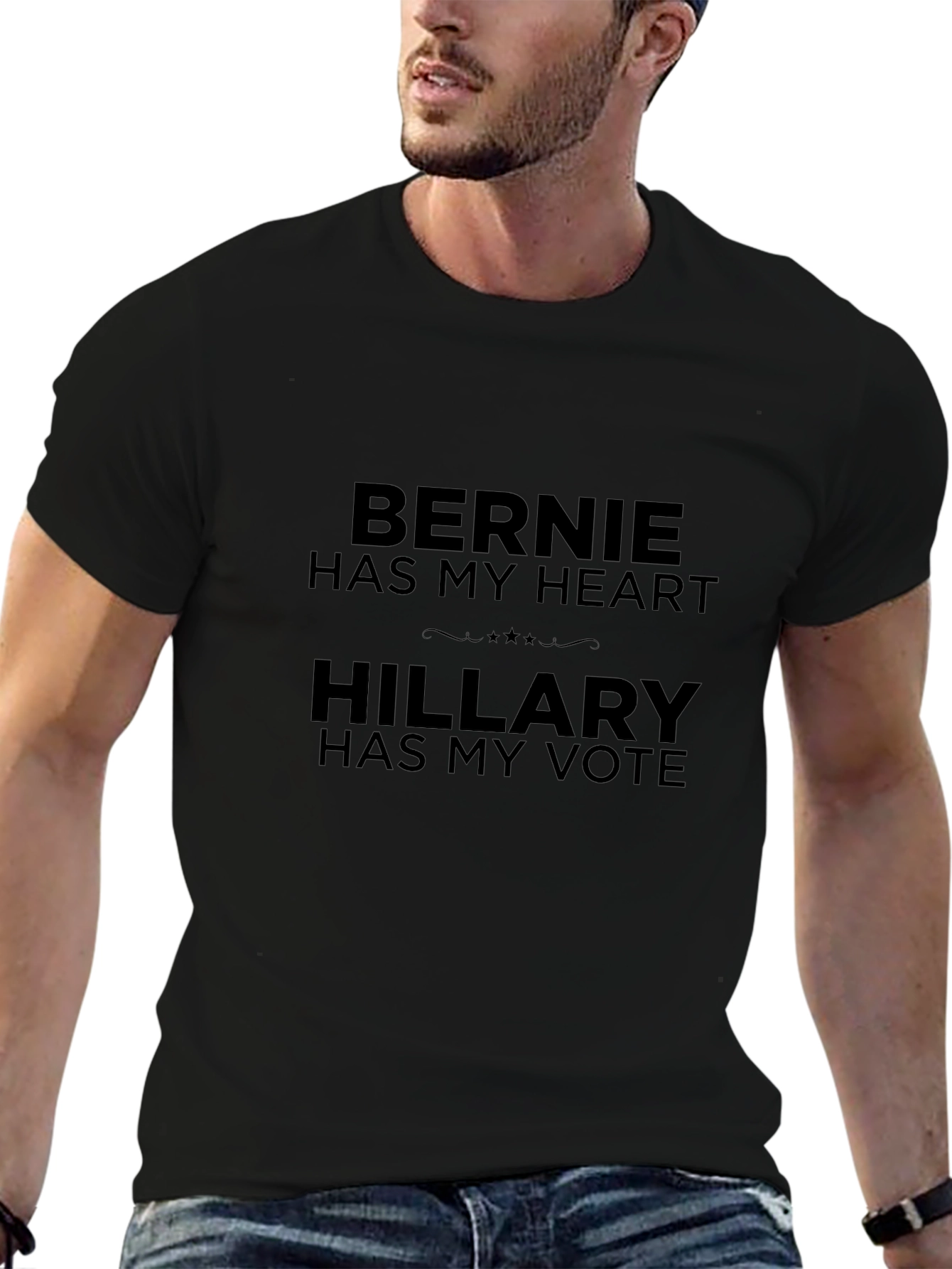 Bernie Has My Heart Hillary Has My Vote T-Shirt