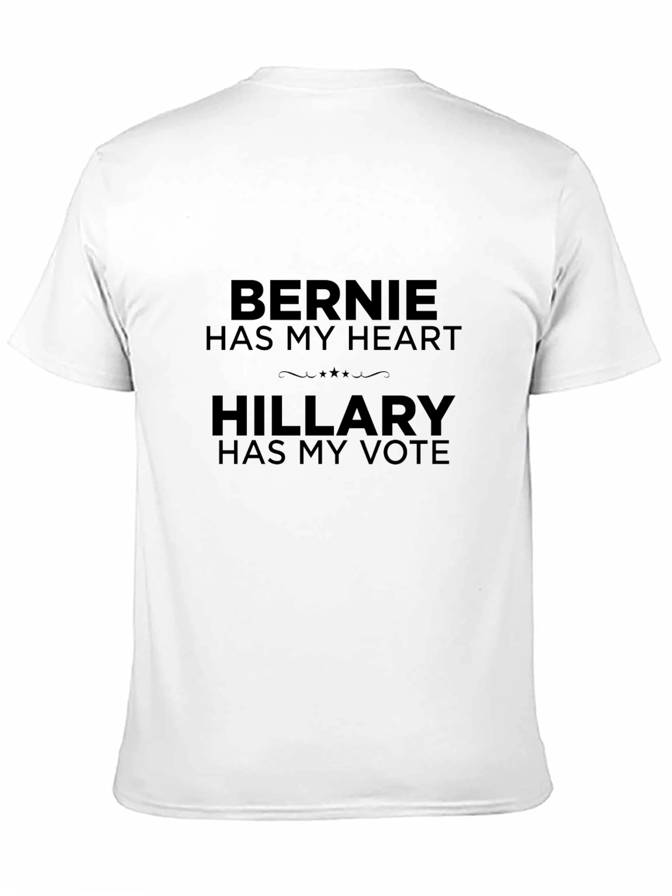 Bernie Has My Heart Hillary Has My Vote T-Shirt
