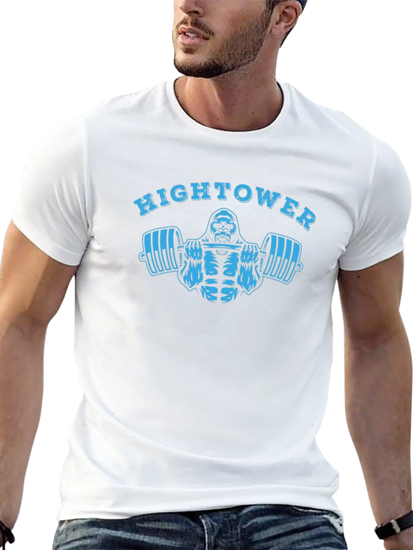 Hightower Gorilla Barbell T-Shirt - Black