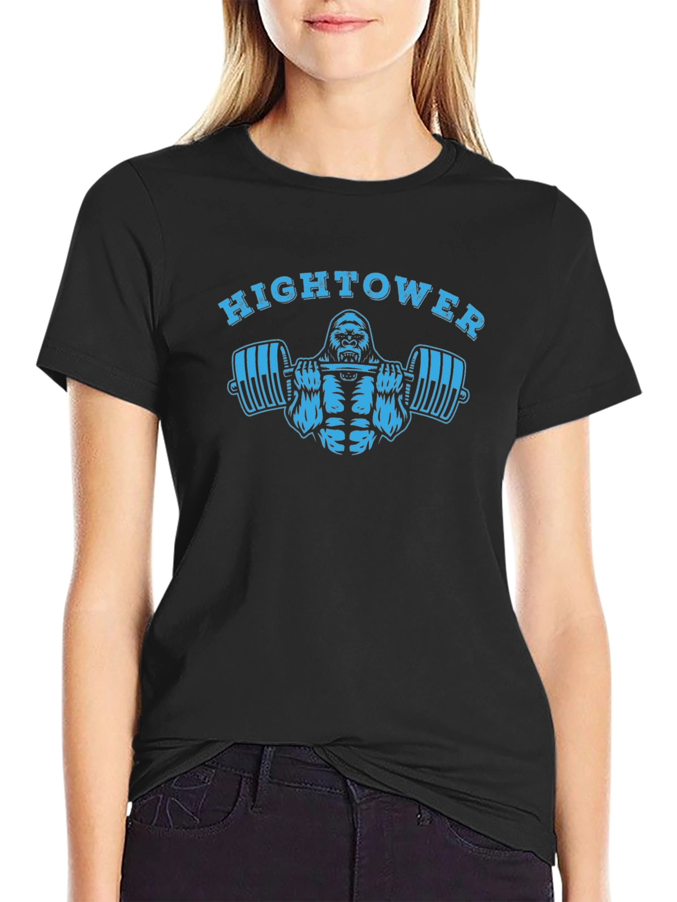 Hightower Gorilla Barbell T-Shirt - Black