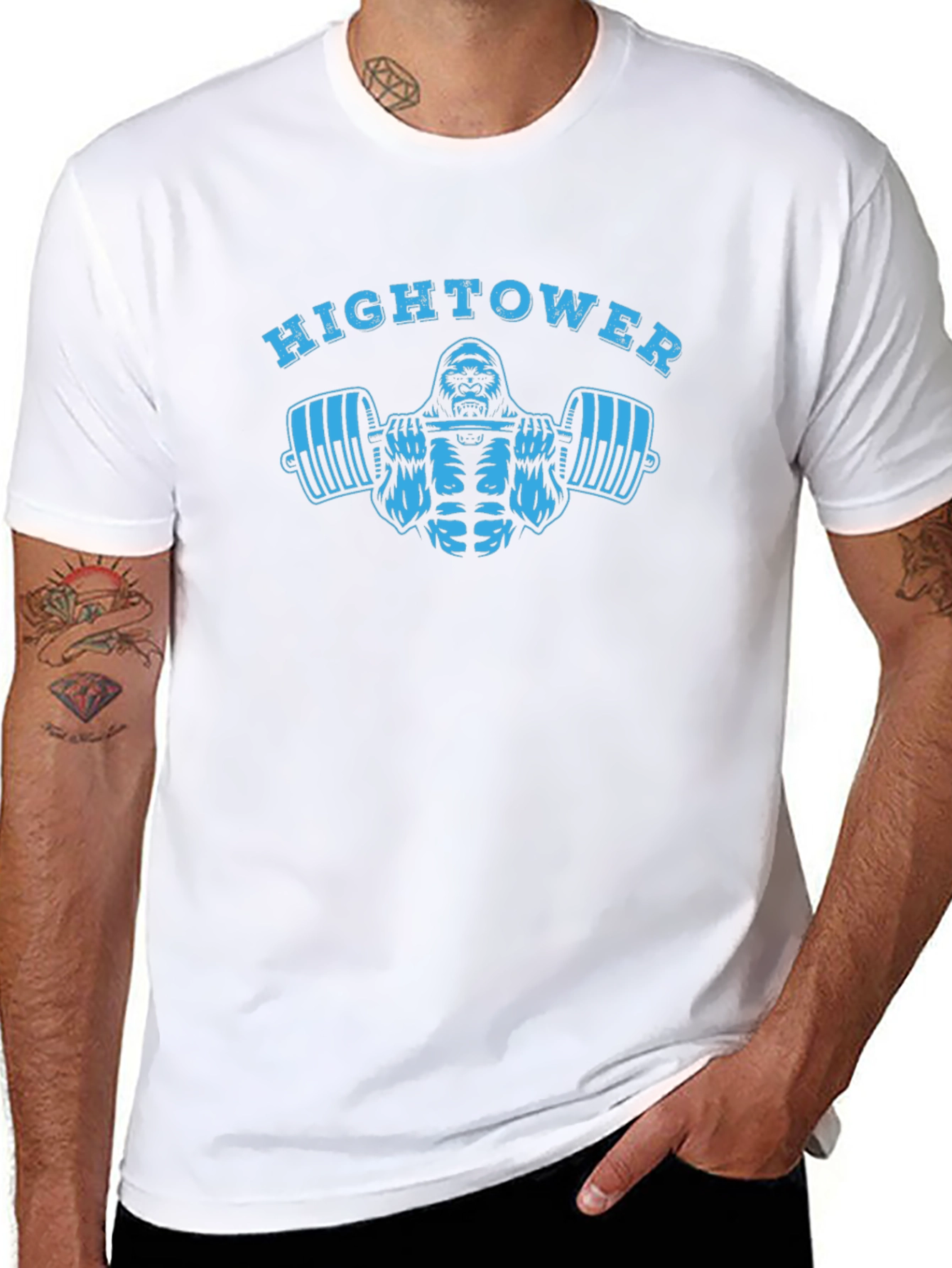Hightower Gorilla Barbell T-Shirt - Black
