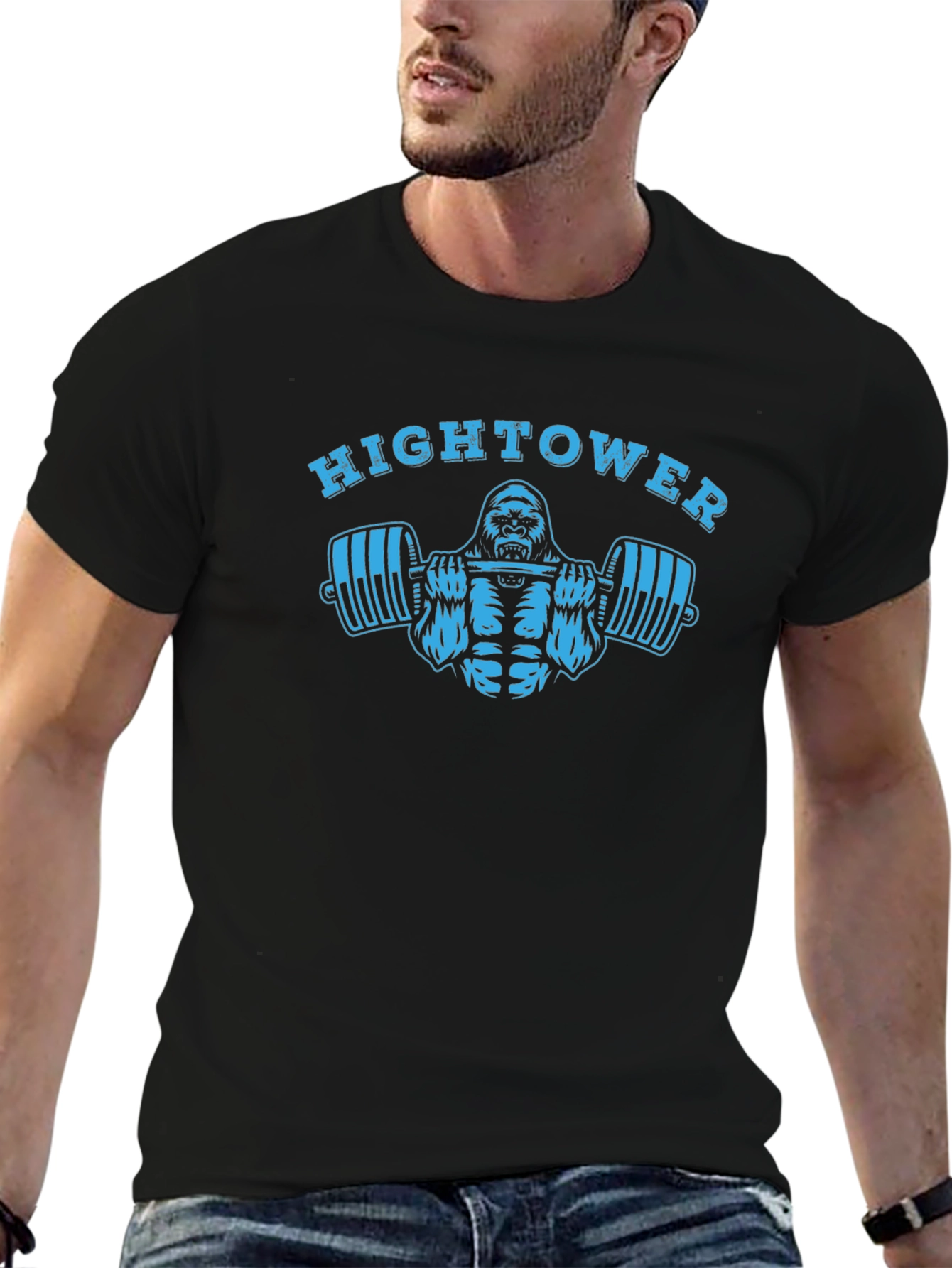 Hightower Gorilla Barbell T-Shirt - Black
