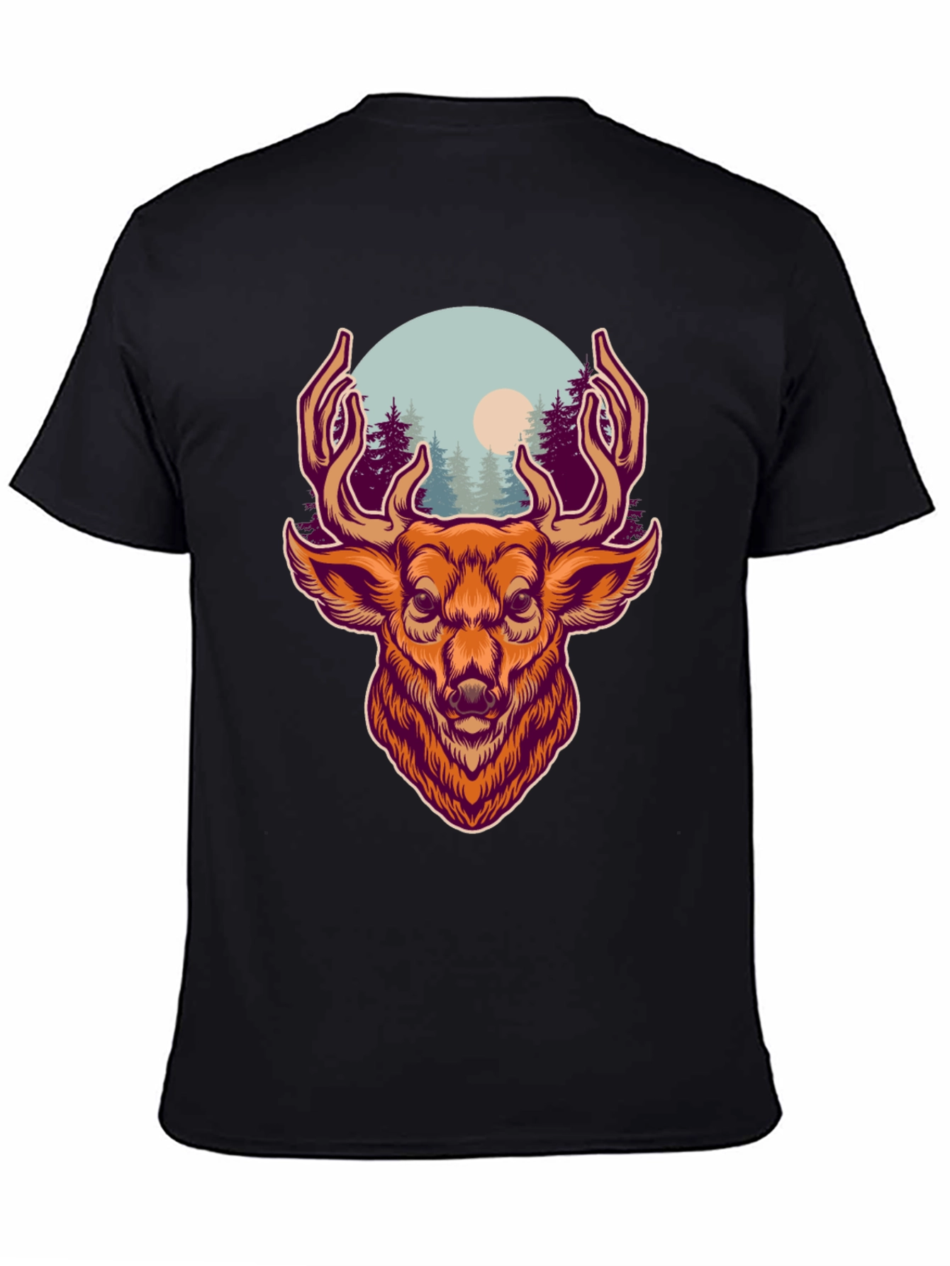 Deer Graphic T-Shirt - Nature Lovers Apparel