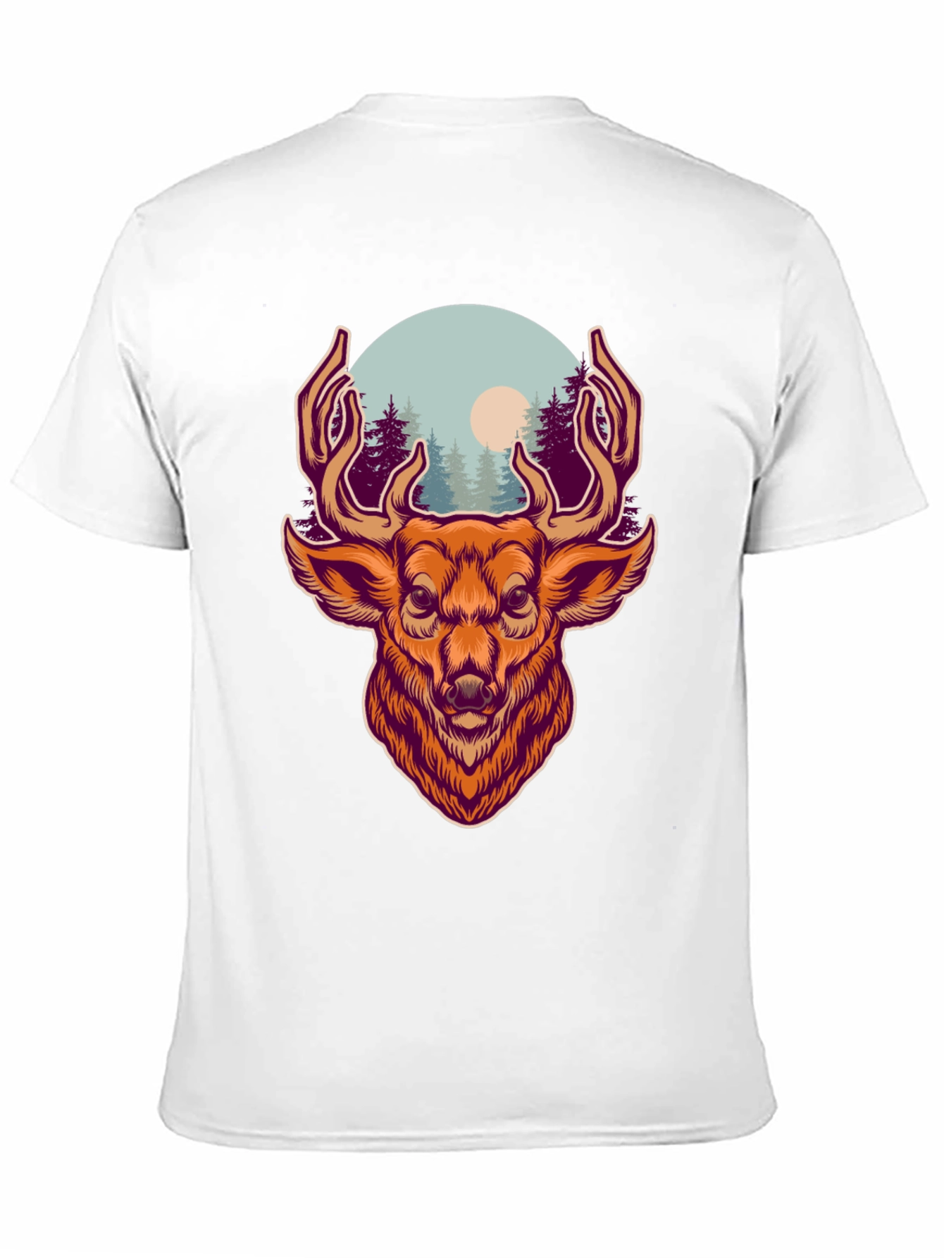 Deer Graphic T-Shirt - Nature Lovers Apparel