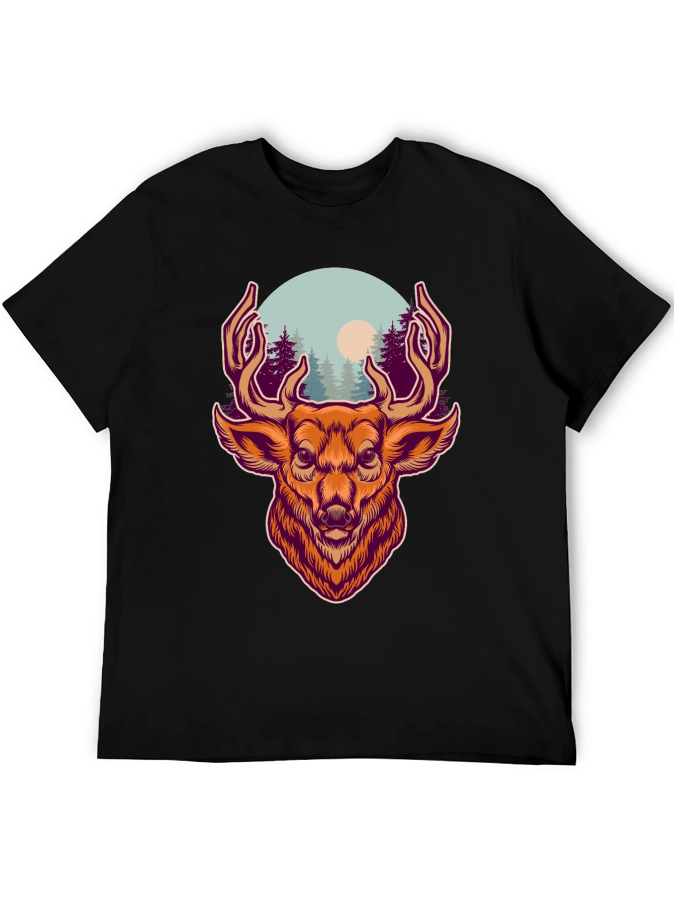 Deer Graphic T-Shirt - Nature Lovers Apparel
